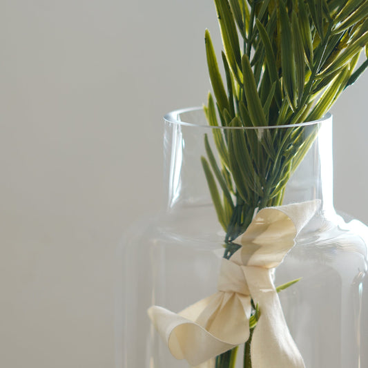 Transparent Glass Vase - Small
