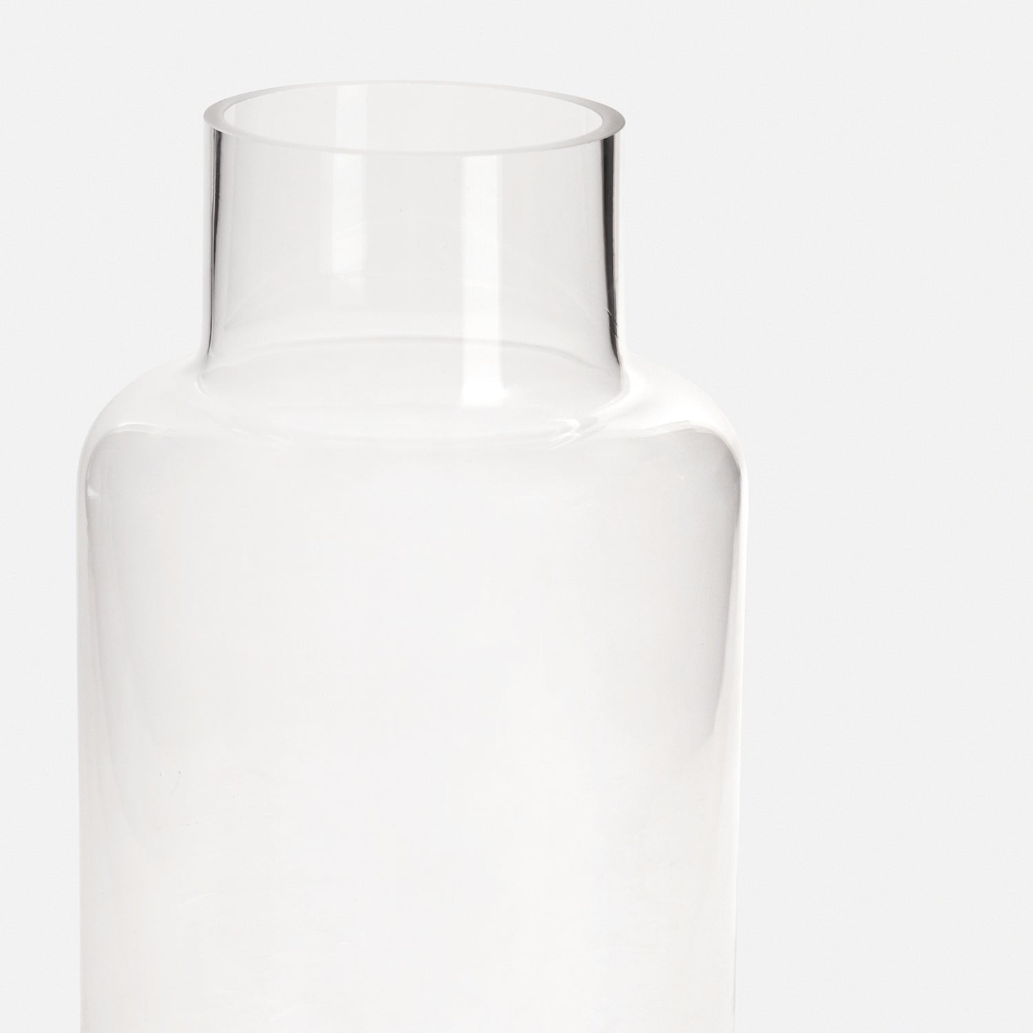 Transparent Glass Vase - Small