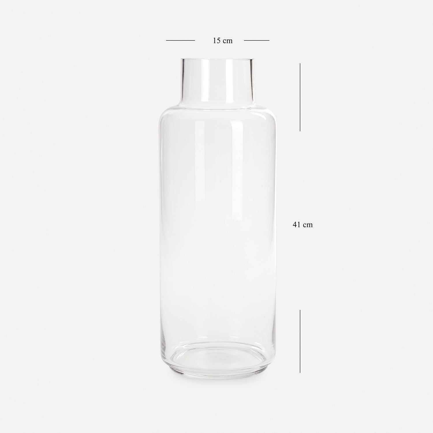 Transparent Glass Vase - Small