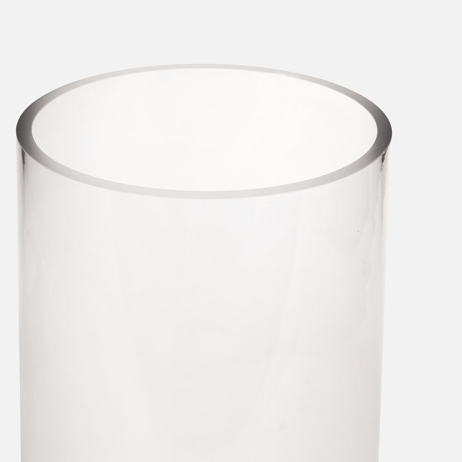 Clear Cylindrical Glass Vase - Extra Large