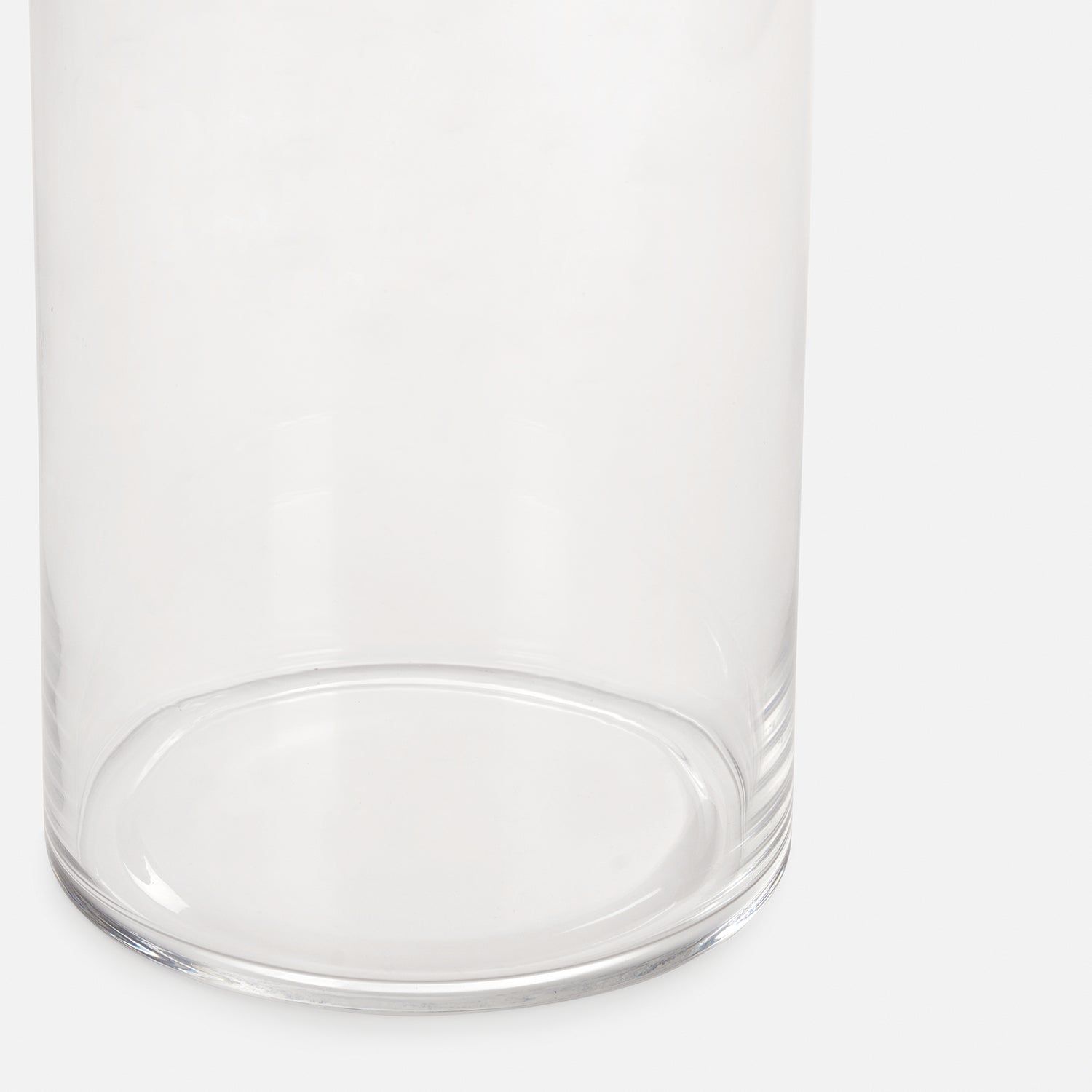 Clear Cylindrical Glass Vase - Extra Large
