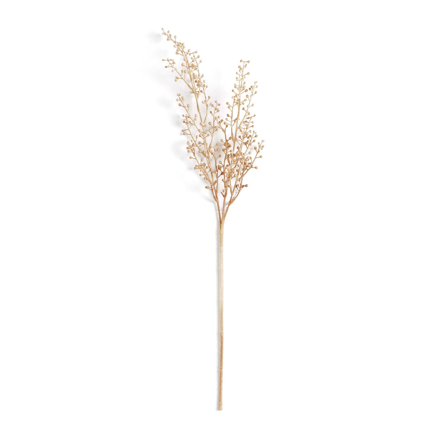 Brown Wattle Pick Dry Artificial Stem Single