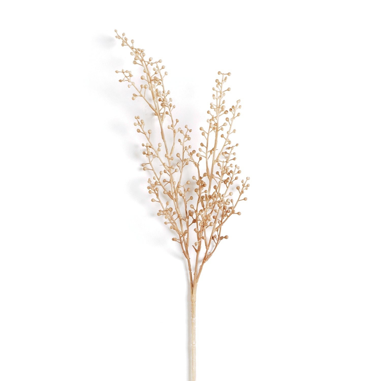 Brown Wattle Pick Dry Artificial Stem Single