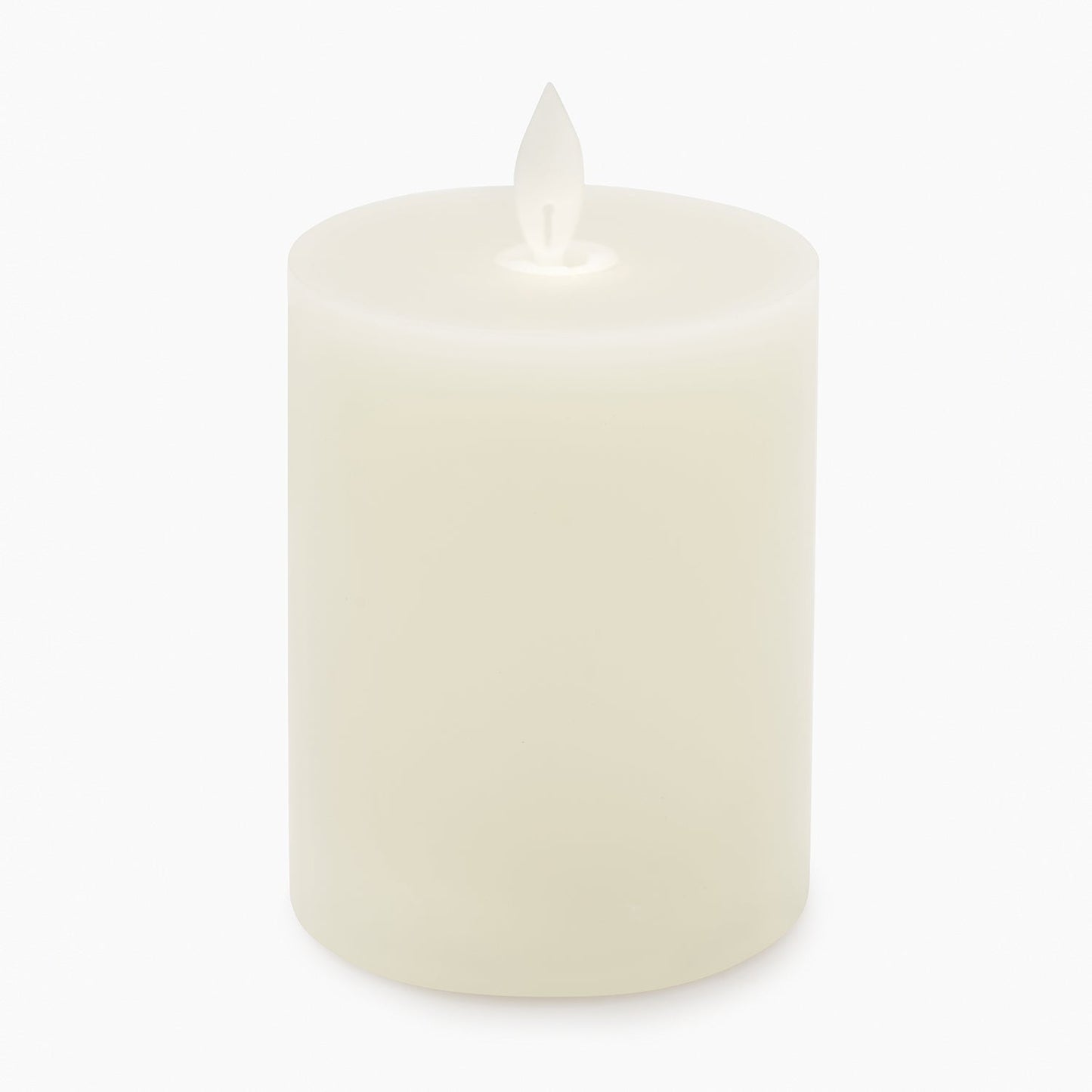 Grey LED Flickering Flame Candle - Small