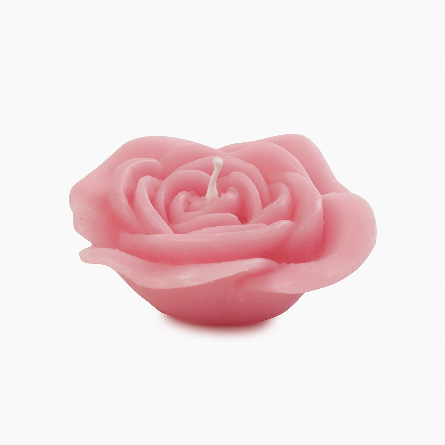 Set of 4 Pink Flower Shaped Candles