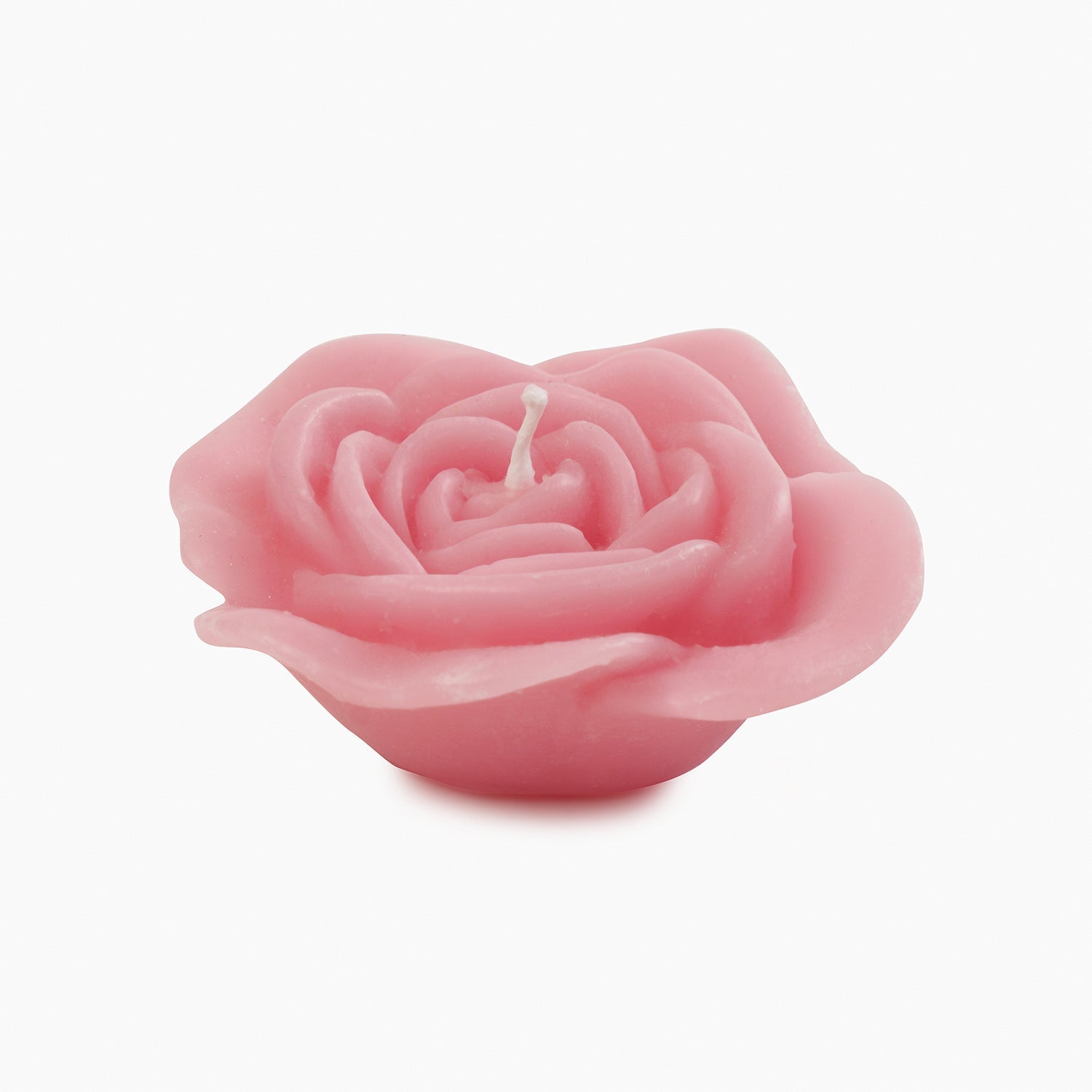 Set of 4 Pink Flower Shaped Candles