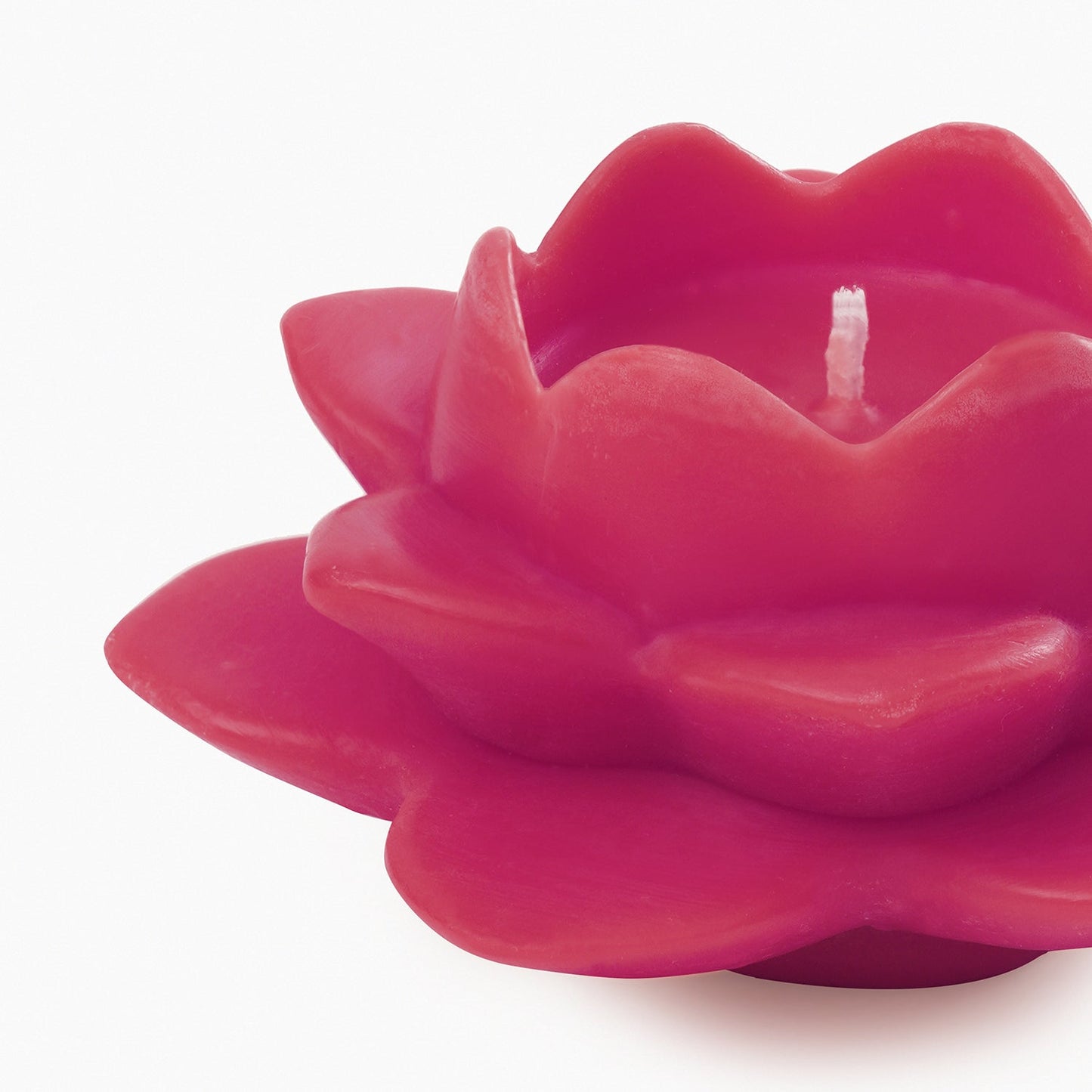 Pink Flower Shaped Candle
