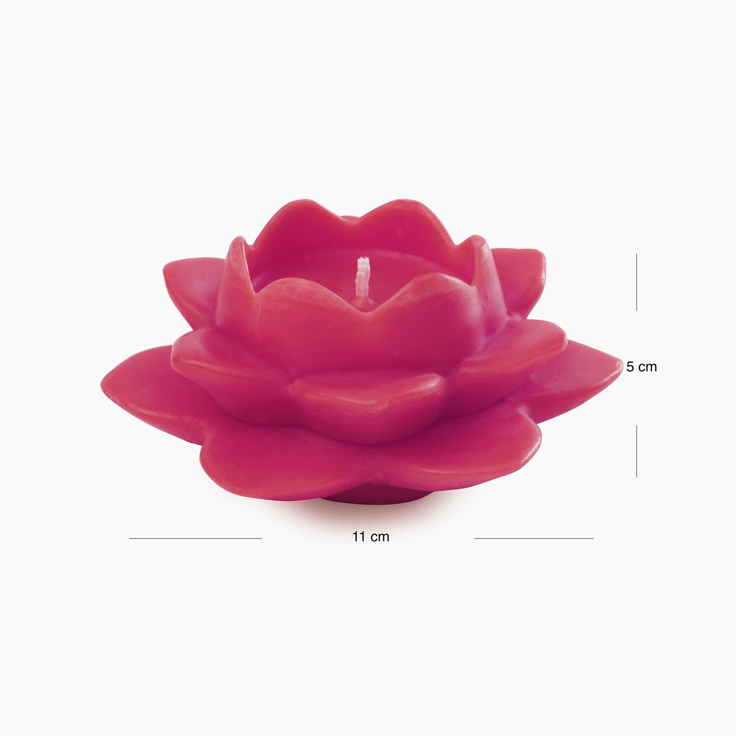 Pink Flower Shaped Candle