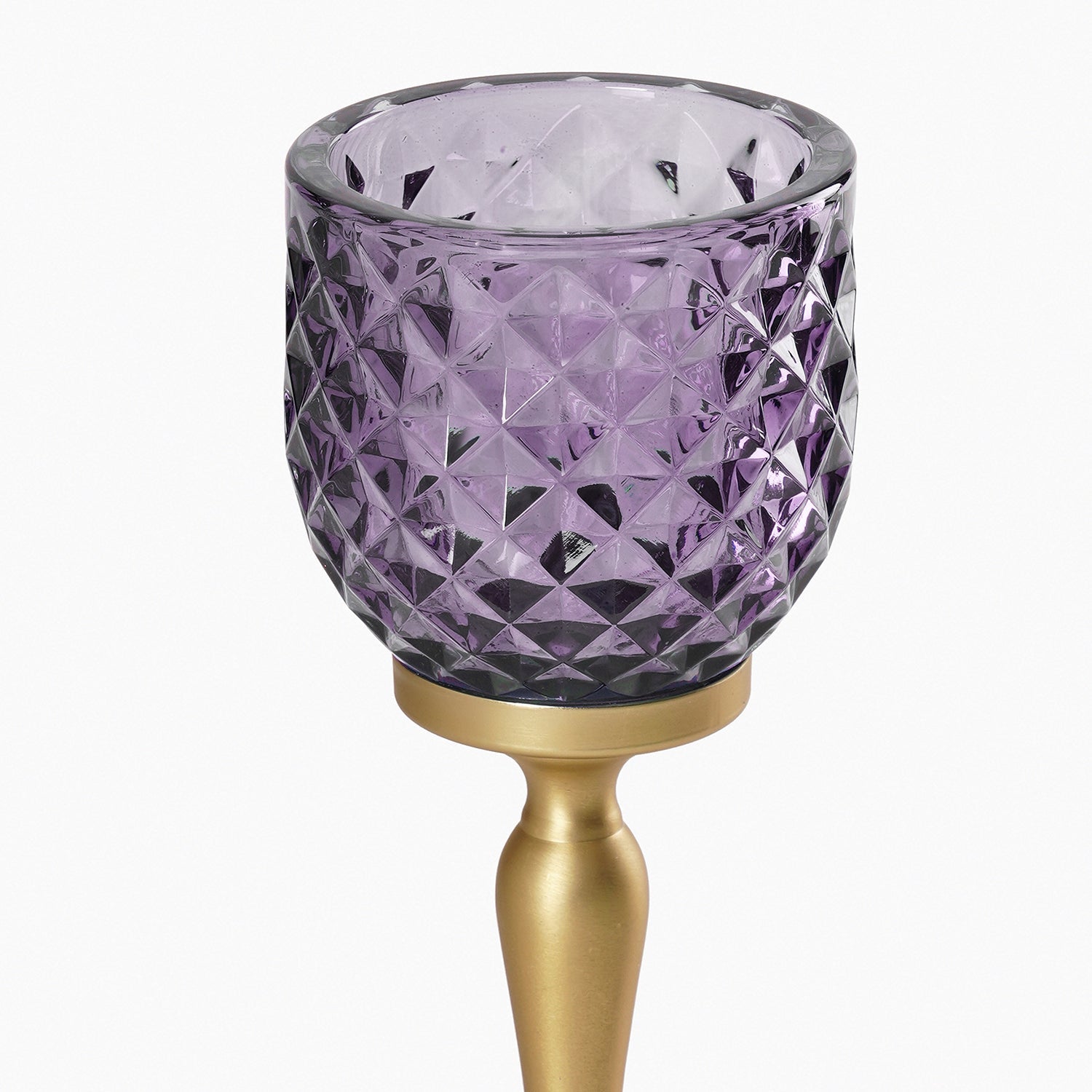 Purple Diamond Cut Hurricane - Small