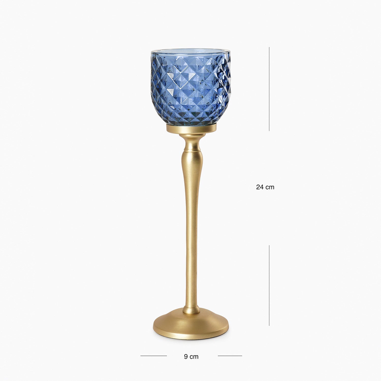 Blue Diamond Cut Hurricane - Large