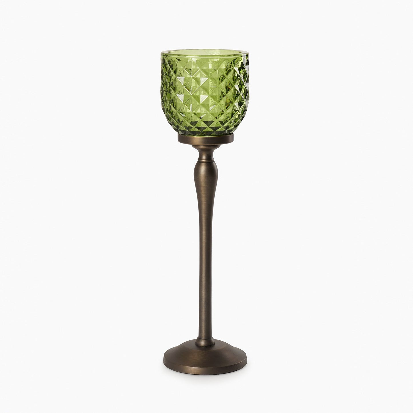 Green Diamond Cut Hurricane - Large