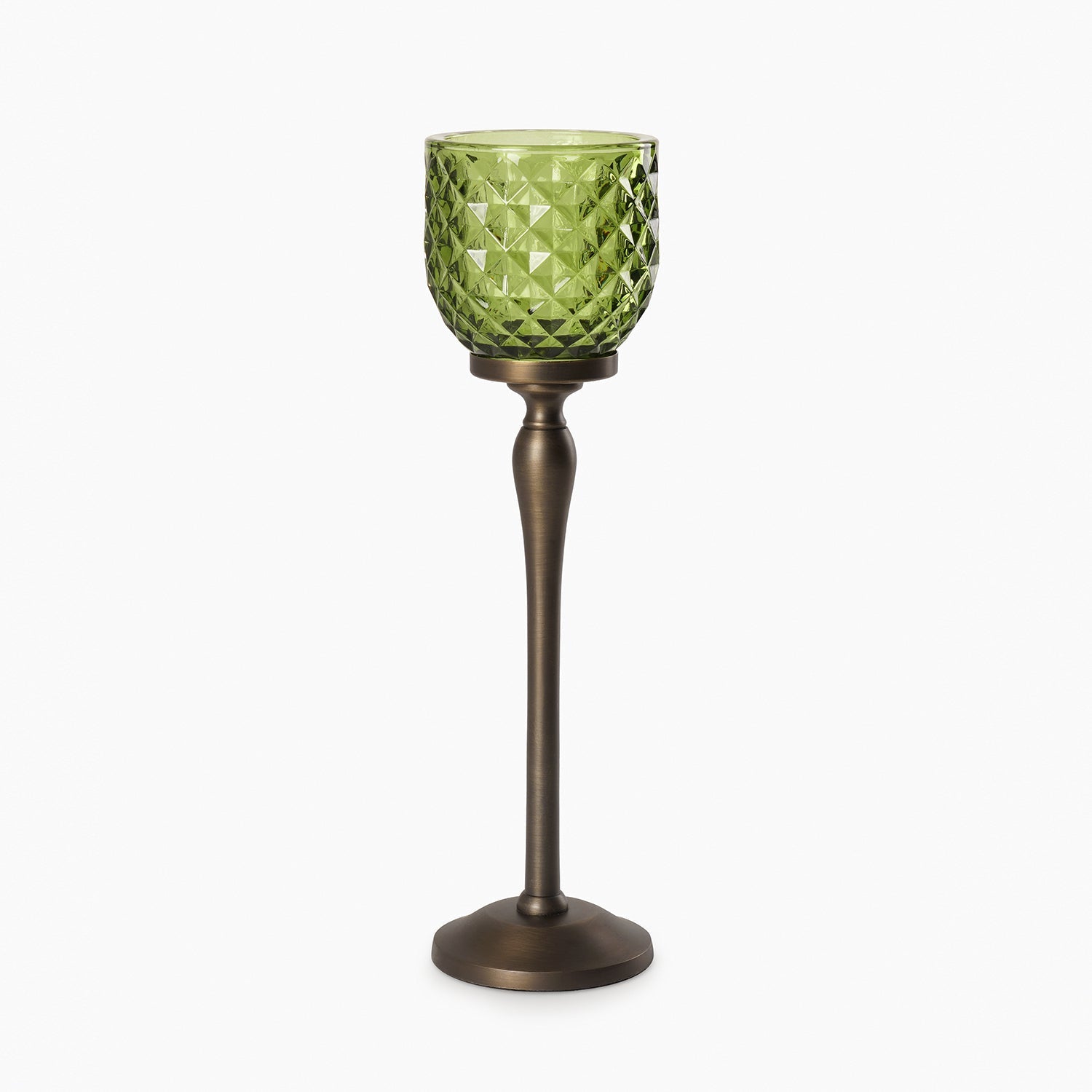 Green Diamond Cut Hurricane - Large