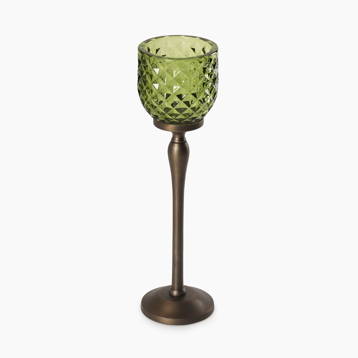 Green Diamond Cut Hurricane - Large