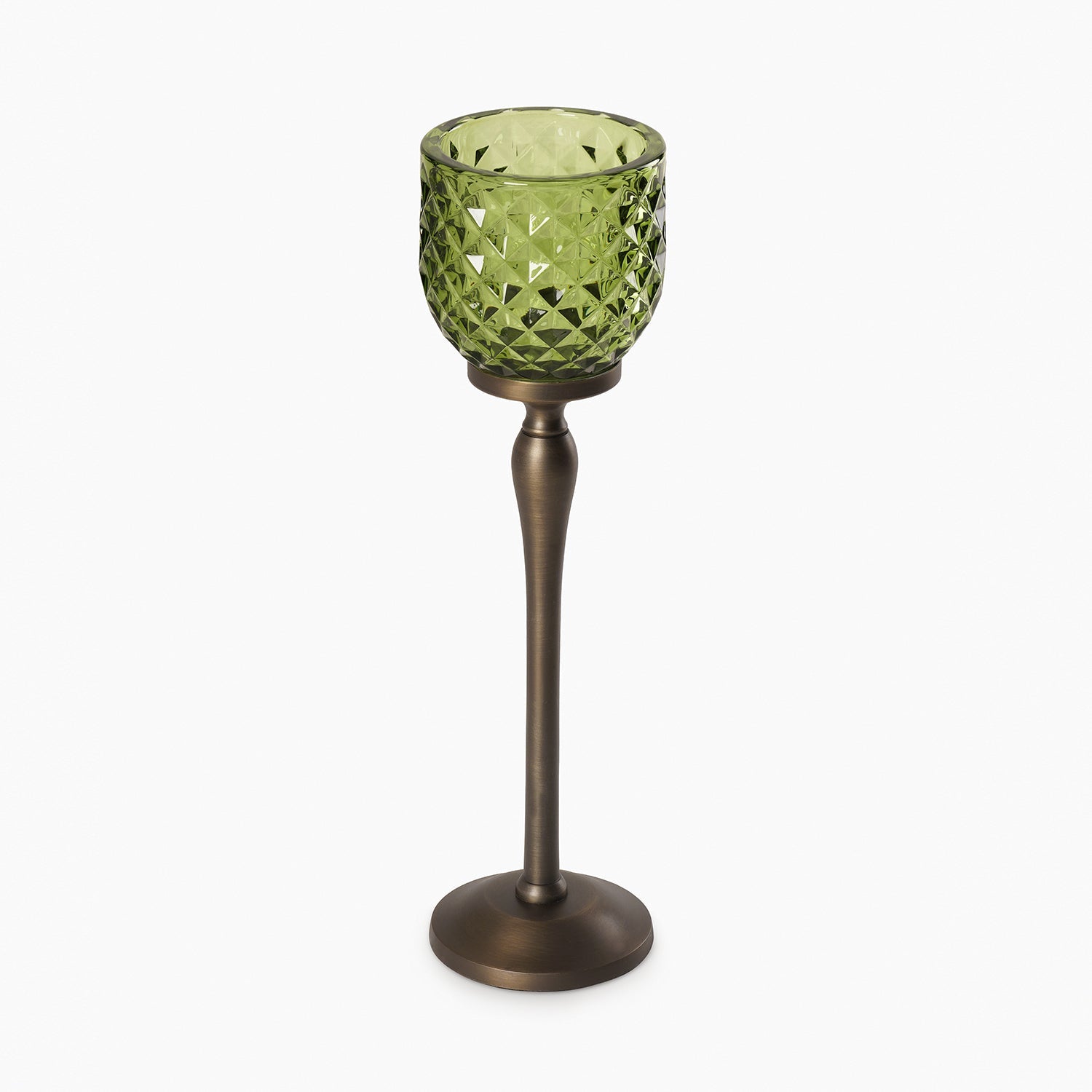 Green Diamond Cut Hurricane - Large