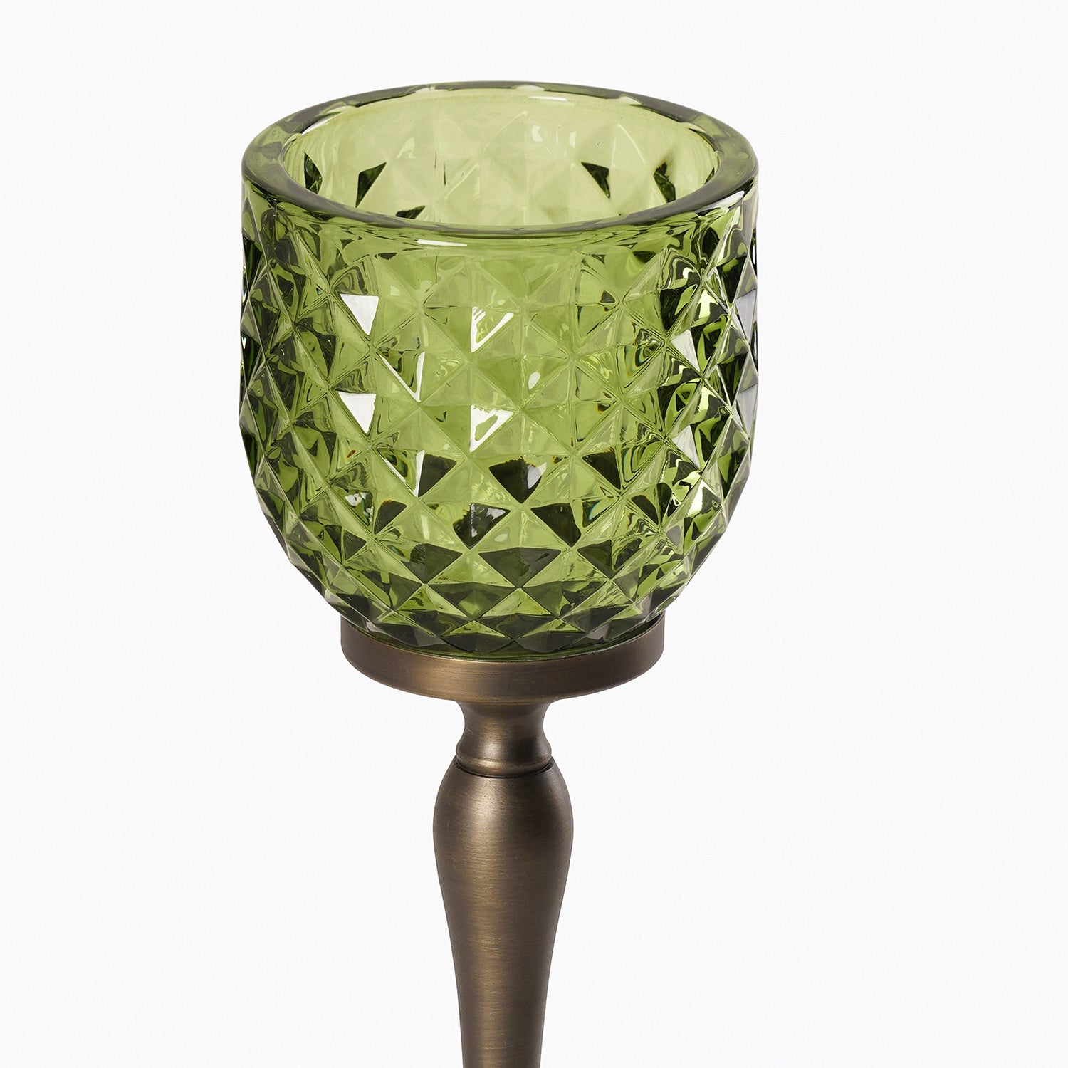 Green Diamond Cut Hurricane - Large