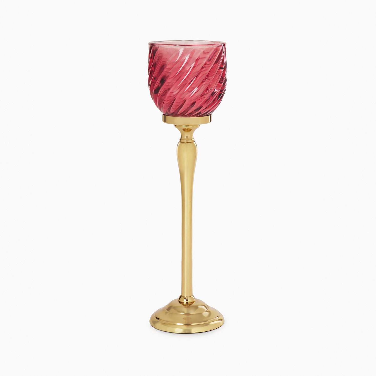 Red Swirl Textured Hurricane - Large