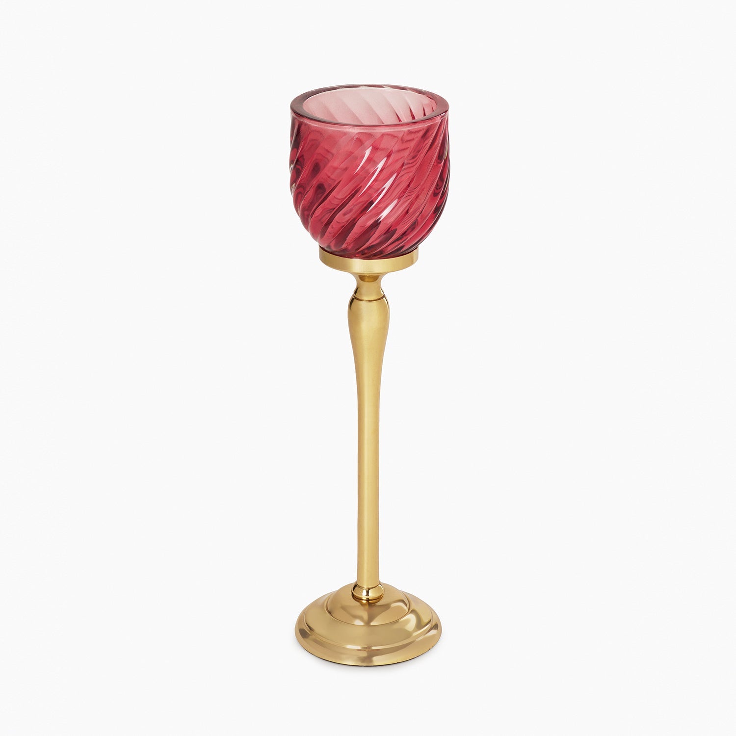 Red Swirl Textured Hurricane - Large