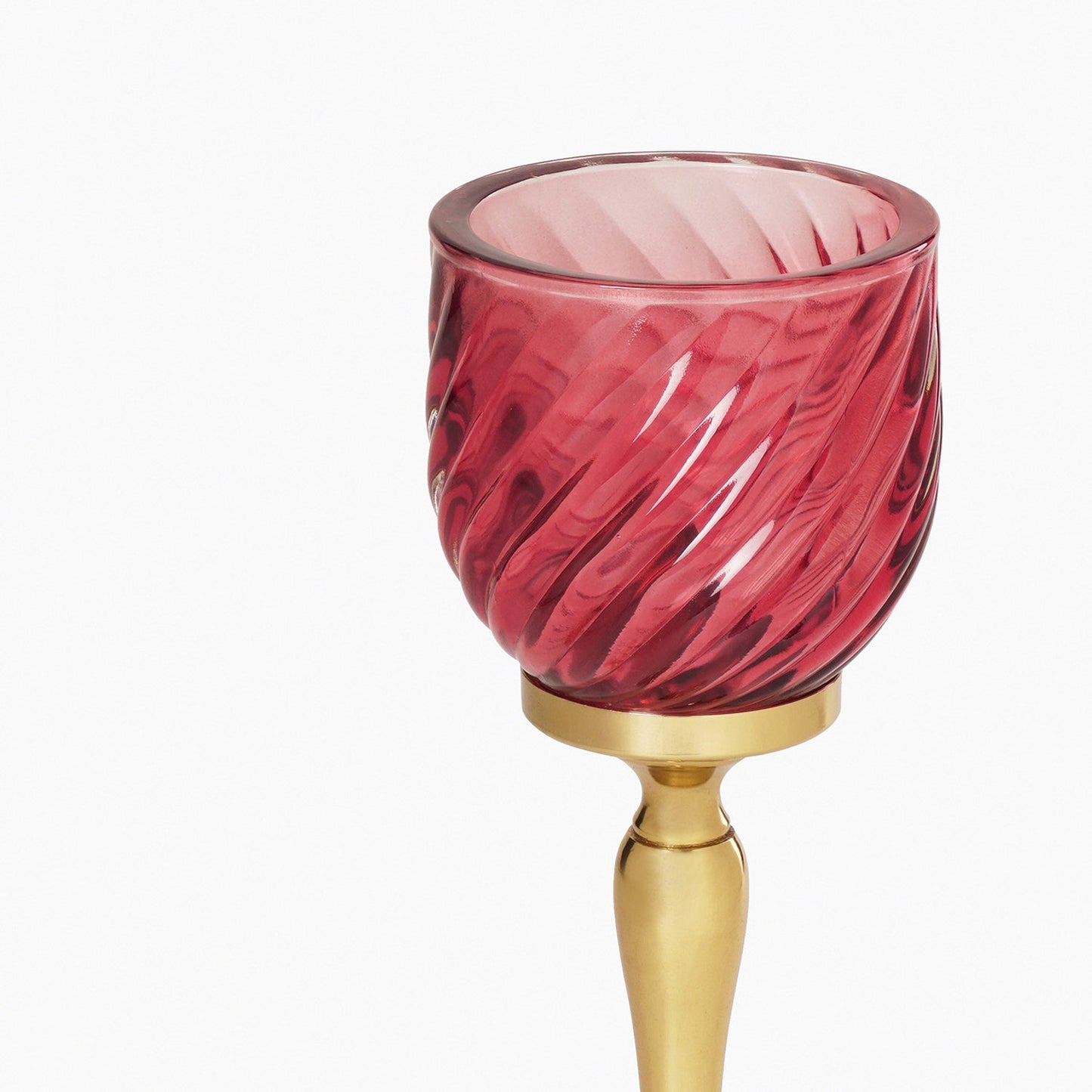 Red Swirl Textured Hurricane - Large