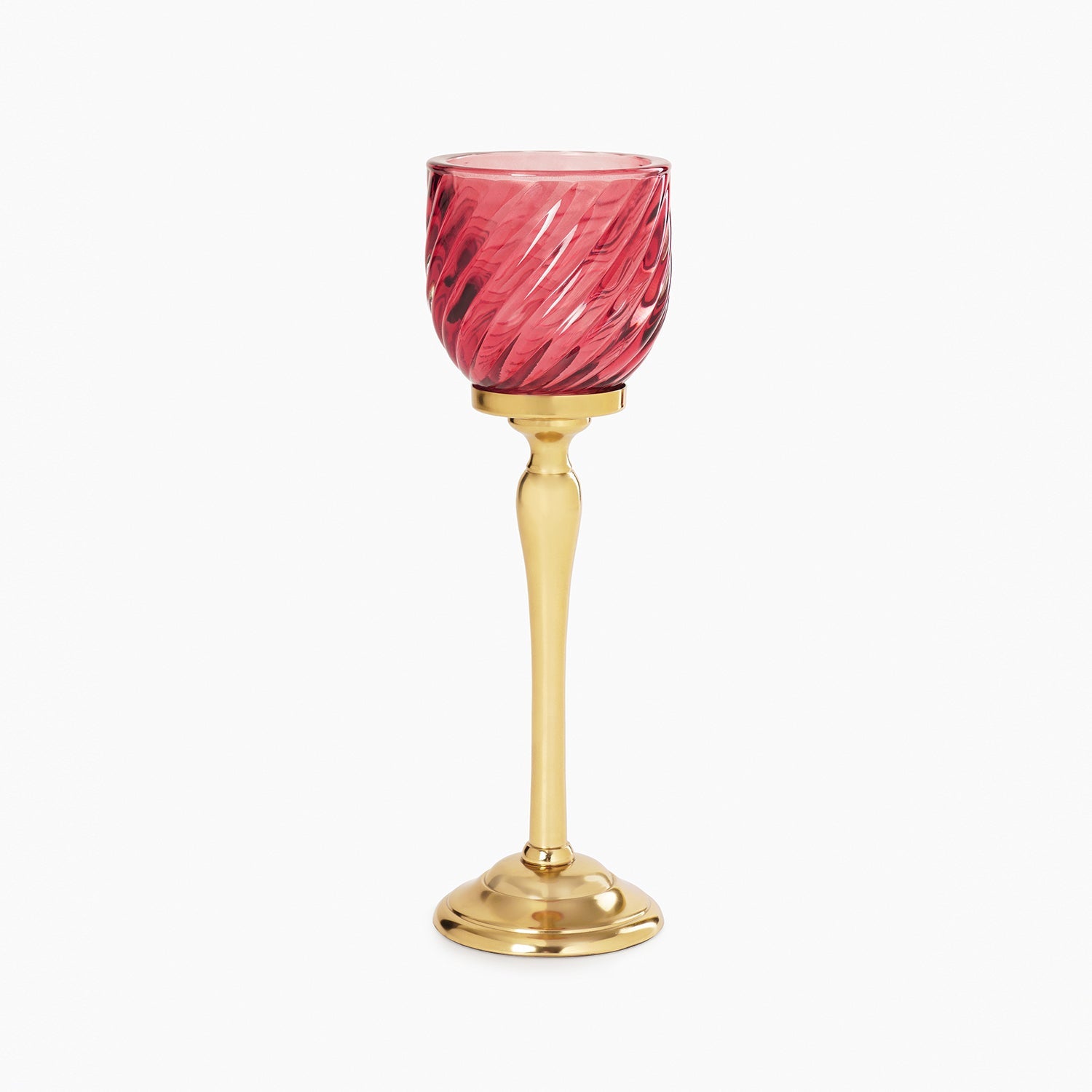 Red Swirl Textured Hurricane - Small