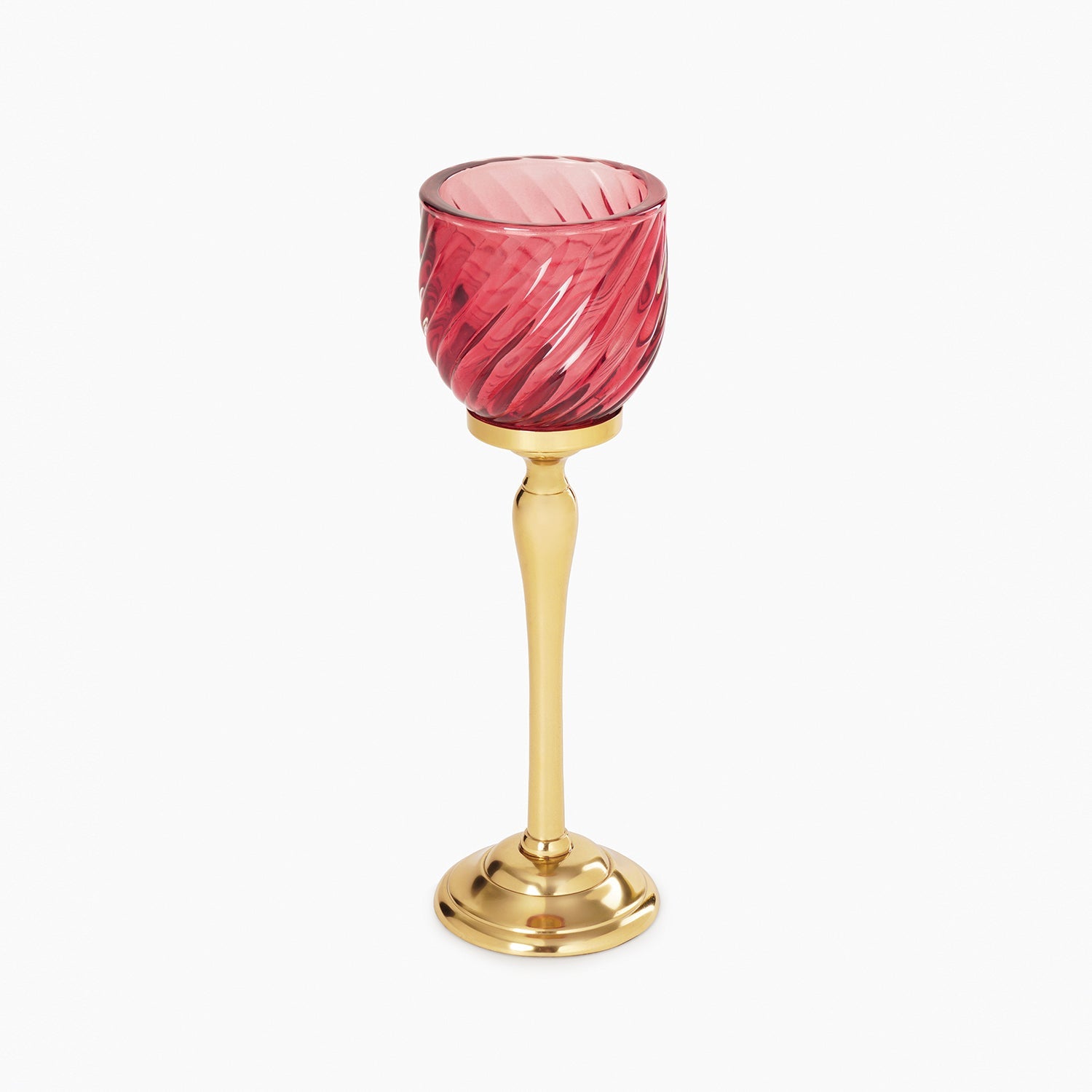 Red Swirl Textured Hurricane - Small