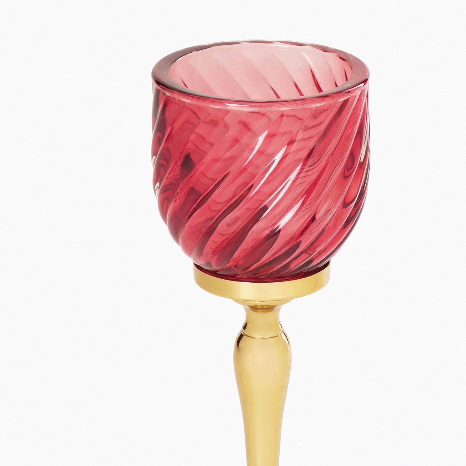 Red Swirl Textured Hurricane - Small