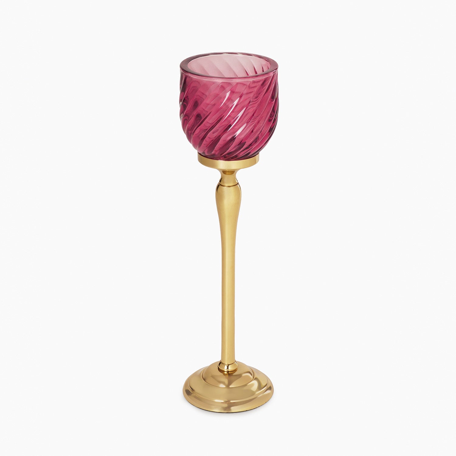 Pink Swirl Textured Hurricane - Large