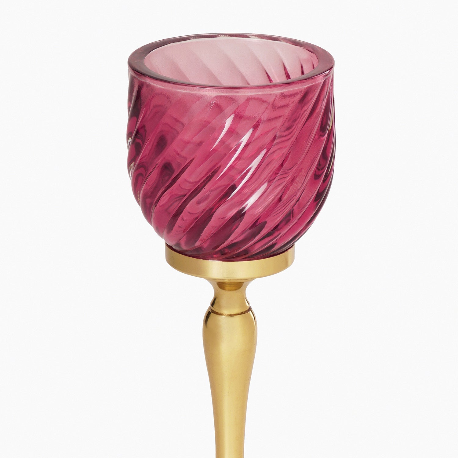 Pink Swirl Textured Hurricane - Large