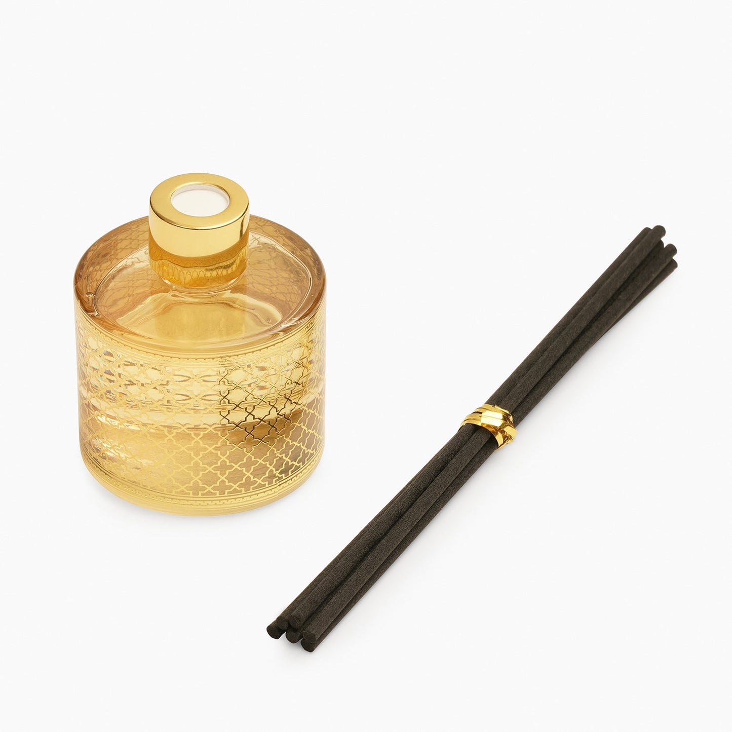 Gold Jasmine Garland Candle & Diffuser Set
