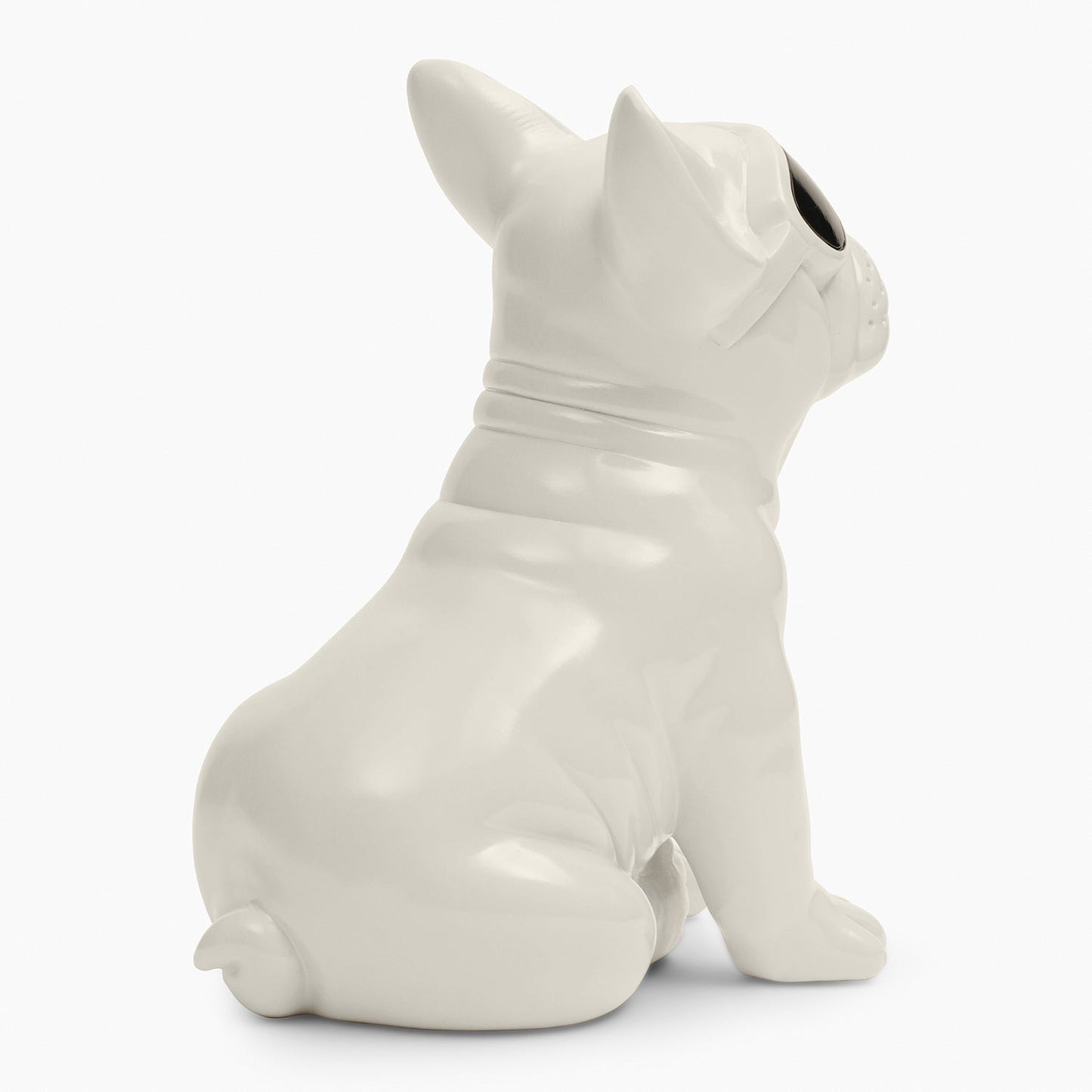 Ivory Polyresin Pug Figurine