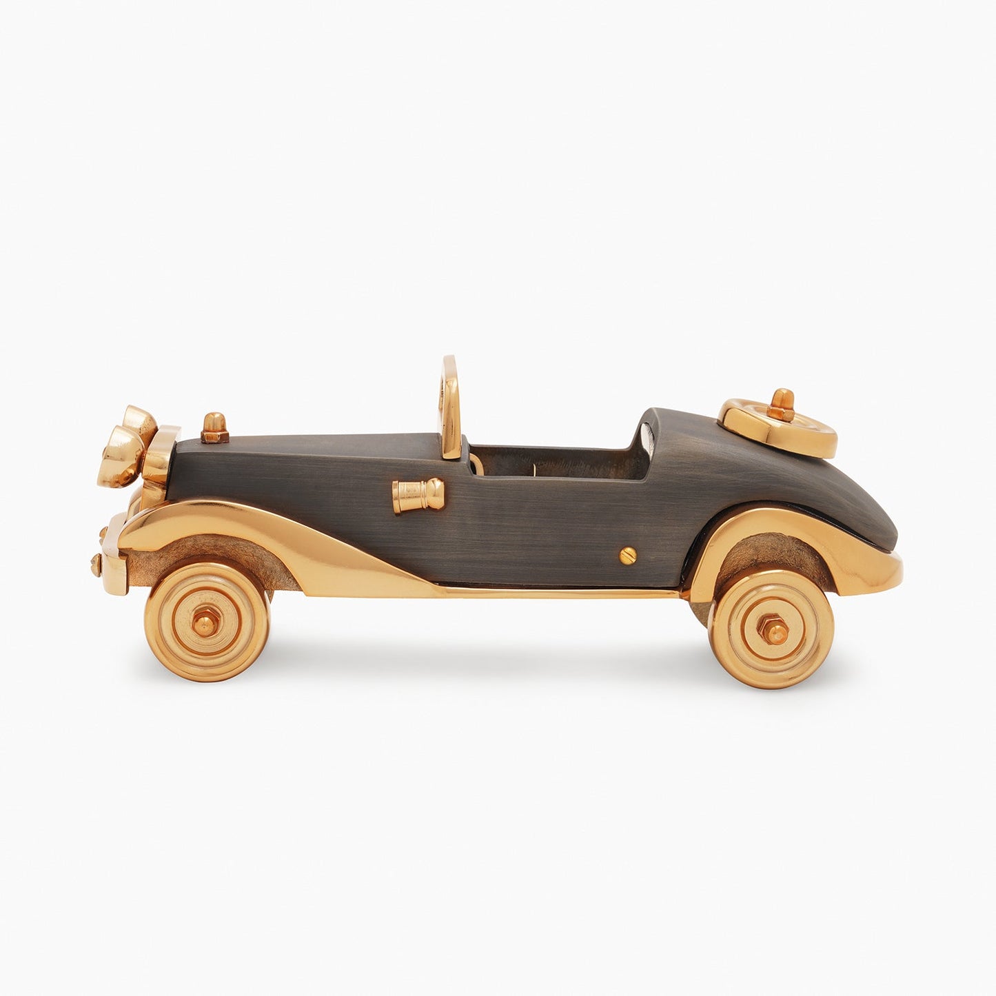 Gold and Grey Decorative Car