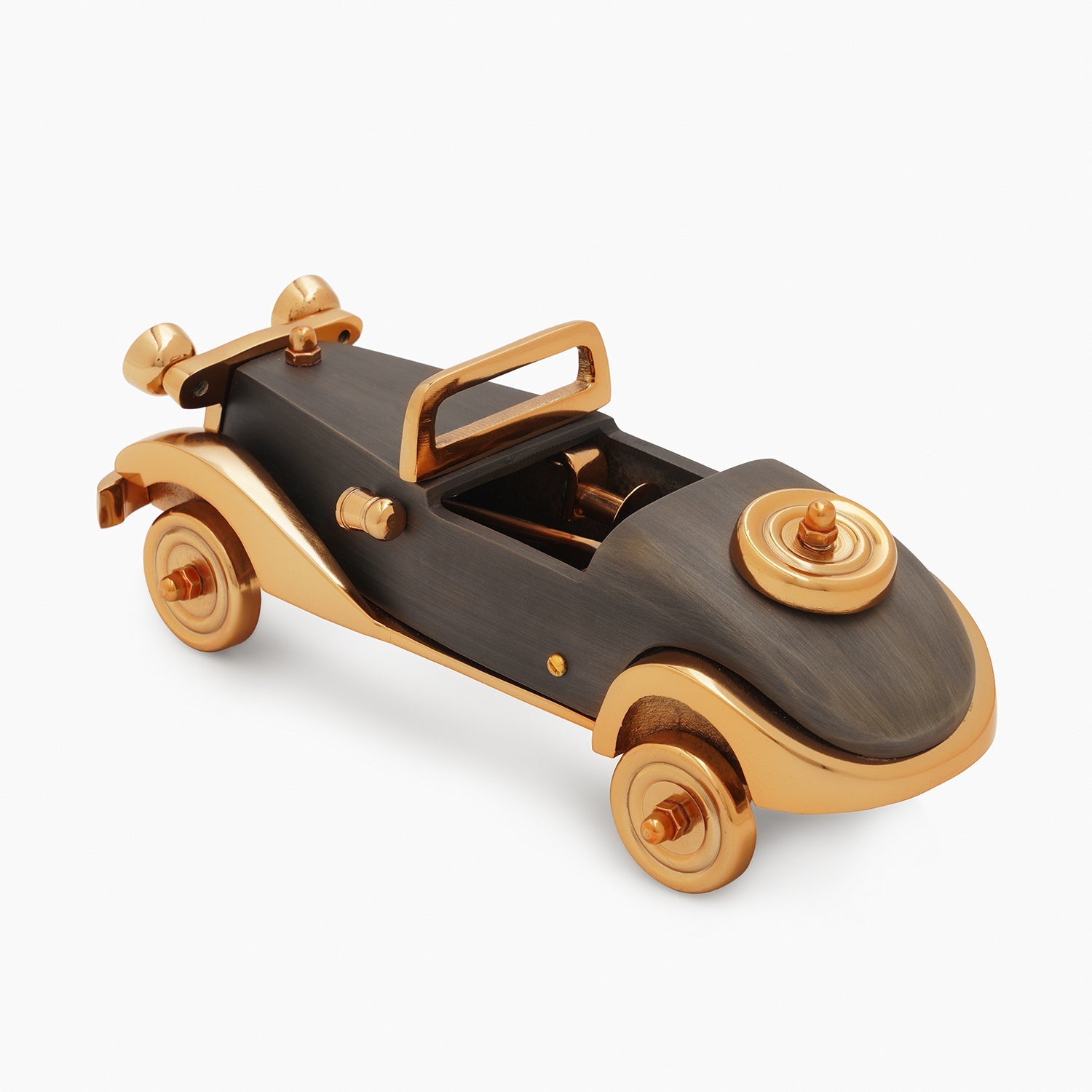 Gold and Grey Decorative Car