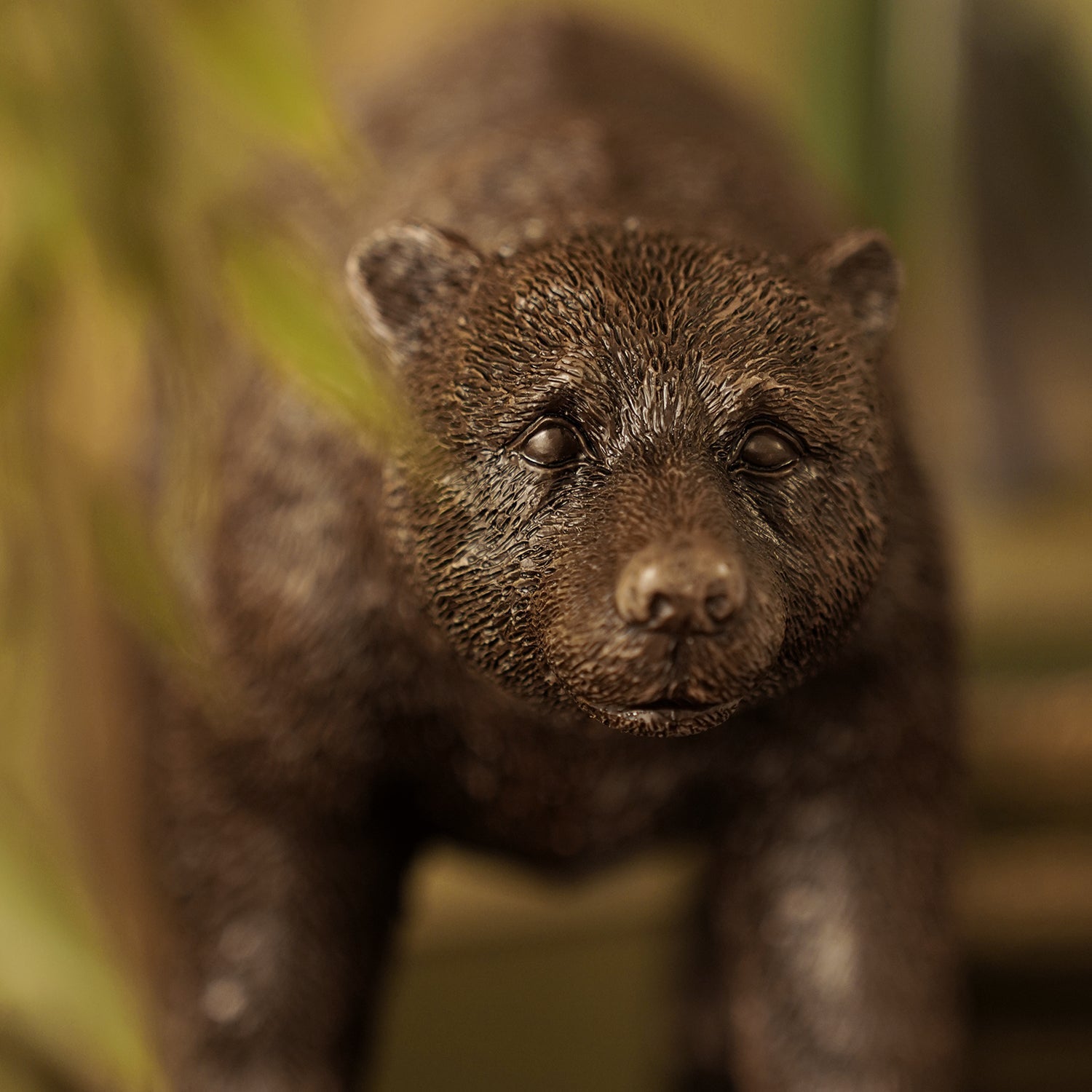 Brown Polyresin Walking Bear
