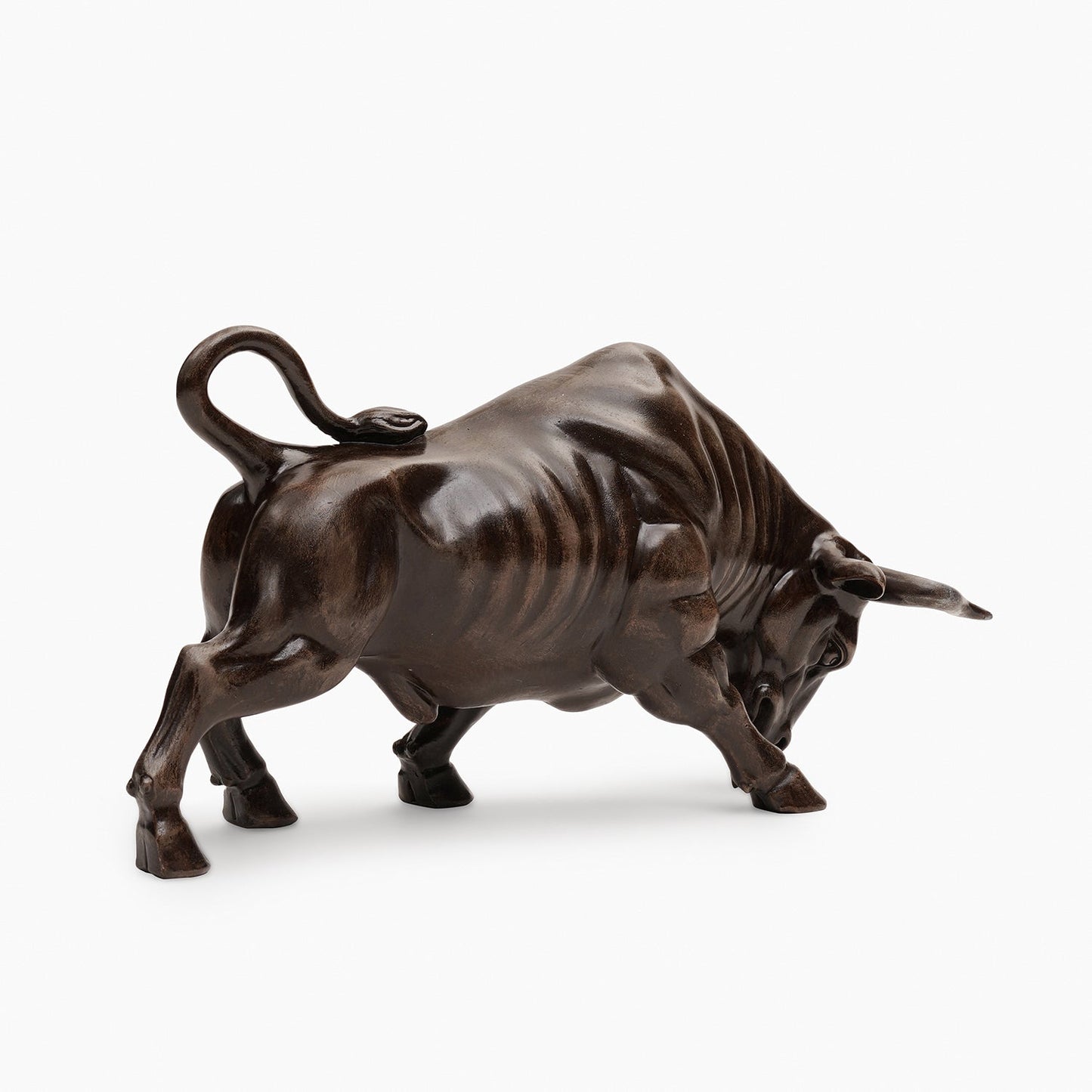 Brown Polyresin Wild Bull
