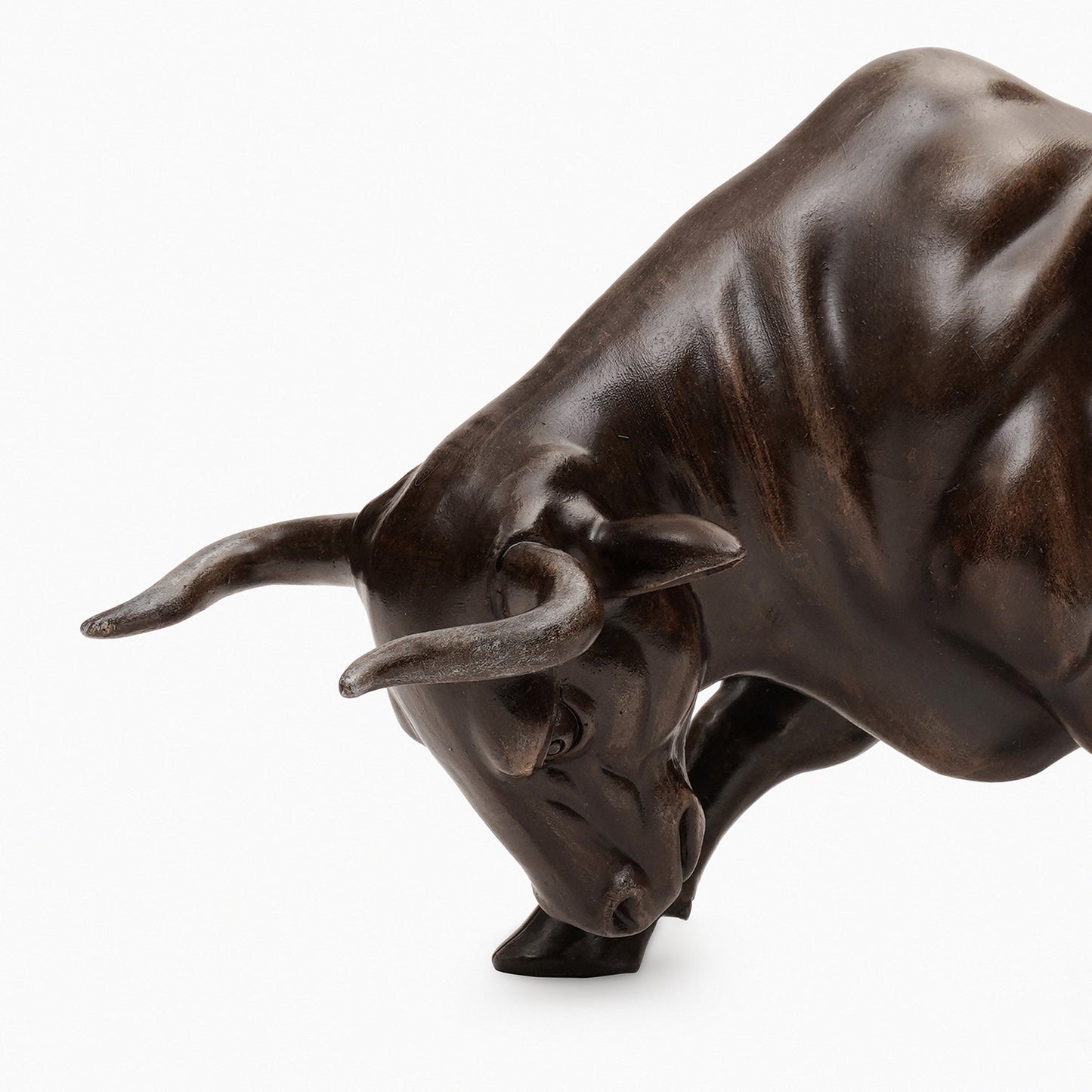 Brown Polyresin Wild Bull