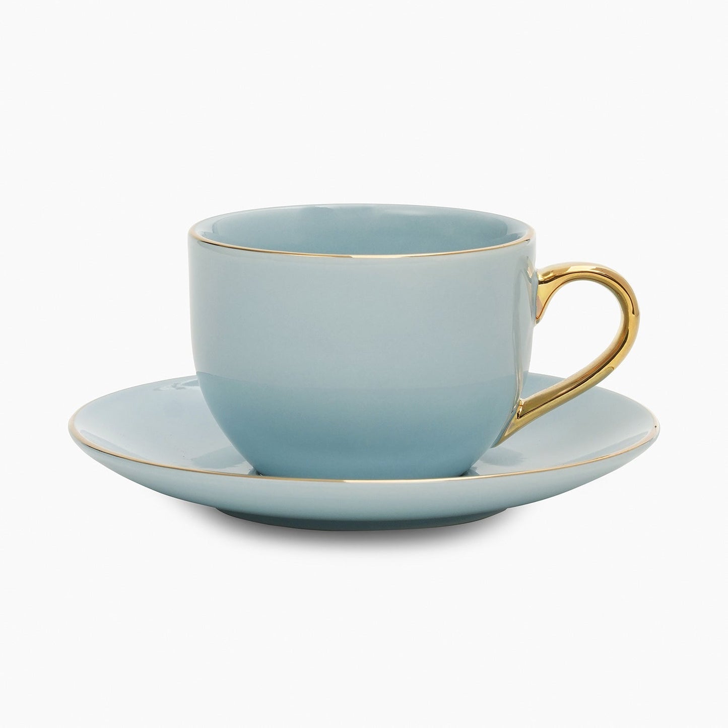 Light Blue Senorita Cup and Saucer