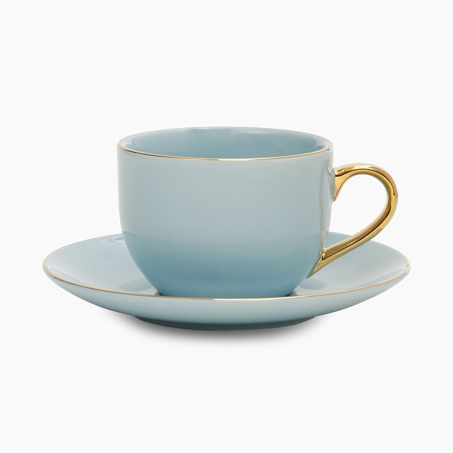 Light Blue Senorita Cup and Saucer