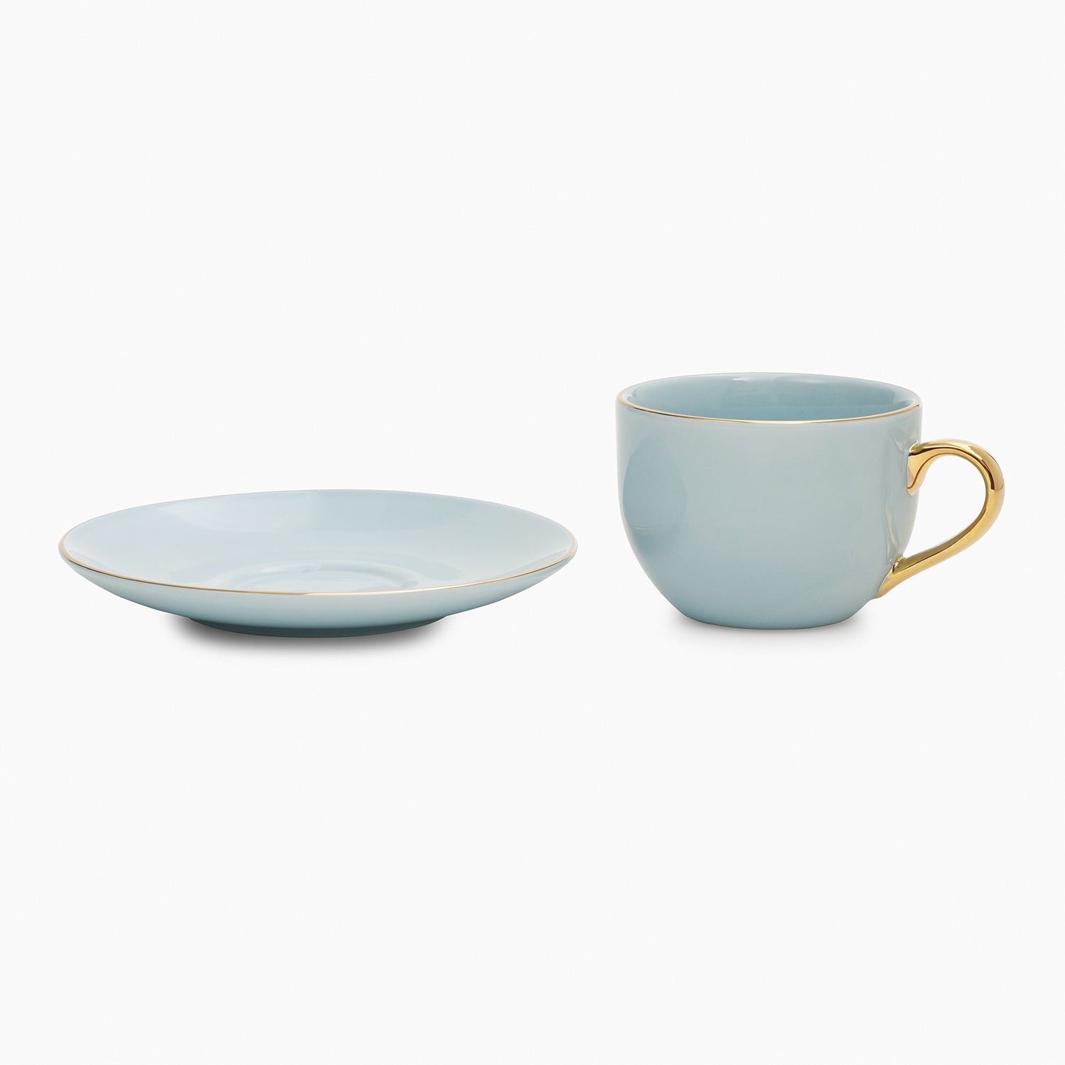 Light Blue Senorita Cup and Saucer
