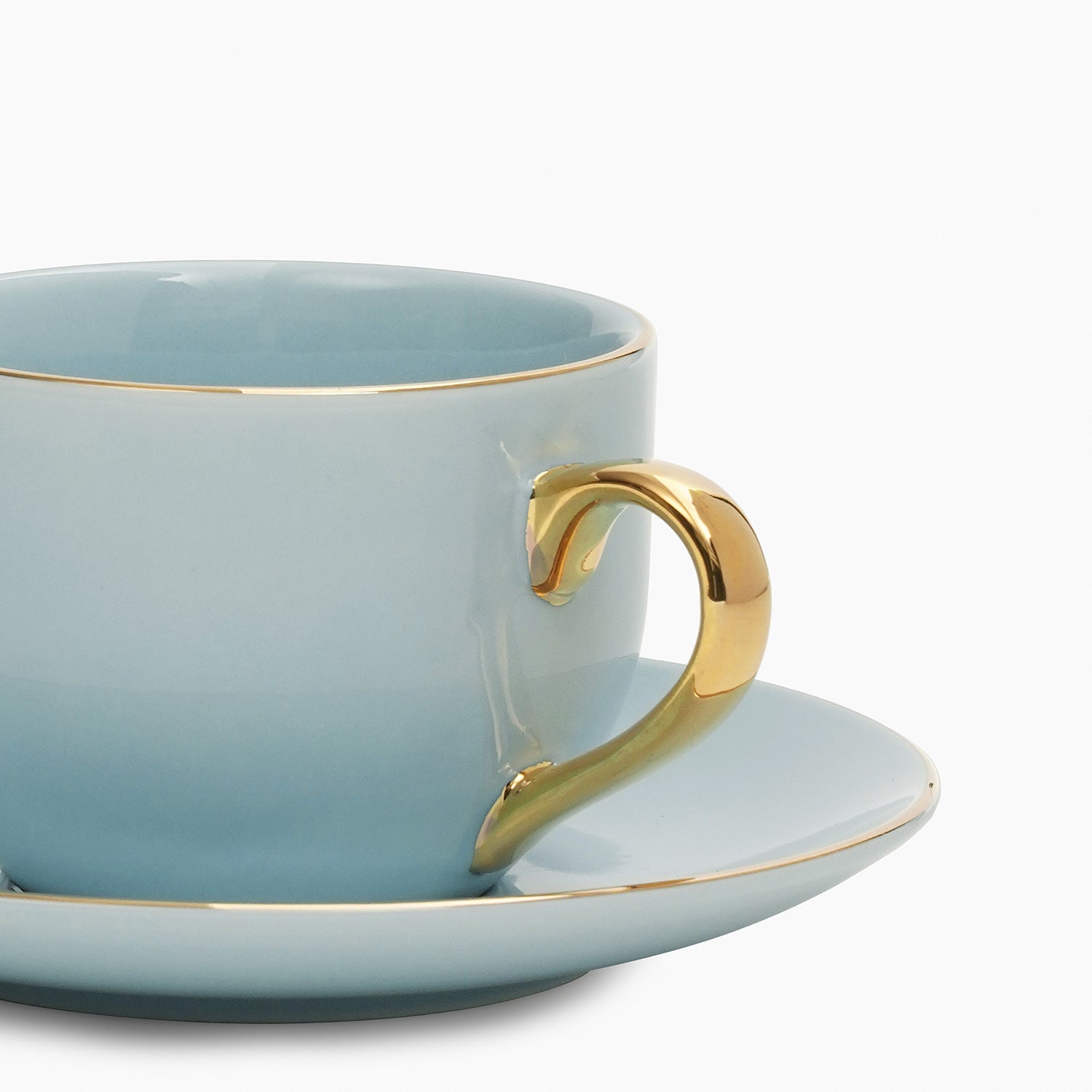 Light Blue Senorita Cup and Saucer