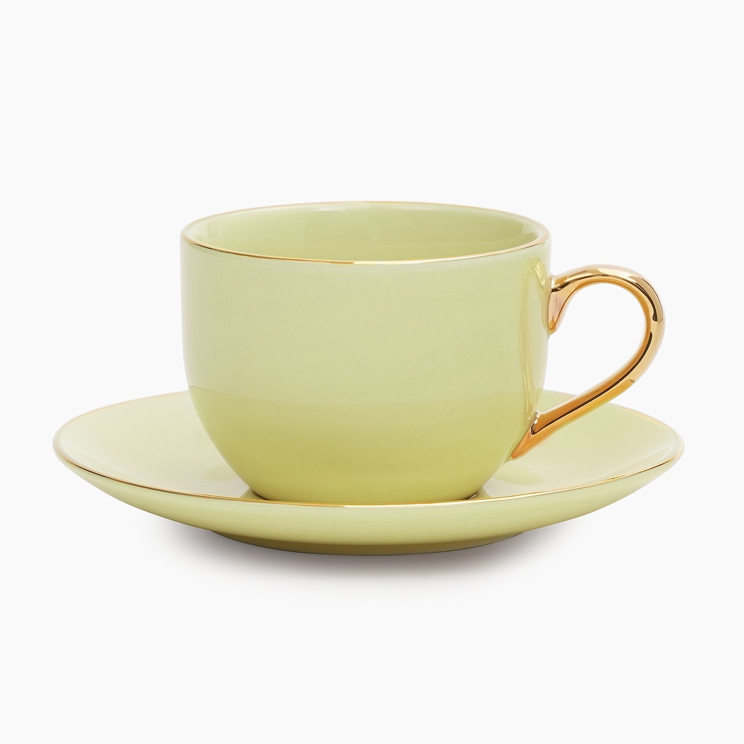 Light Green Senorita Cup and Saucer
