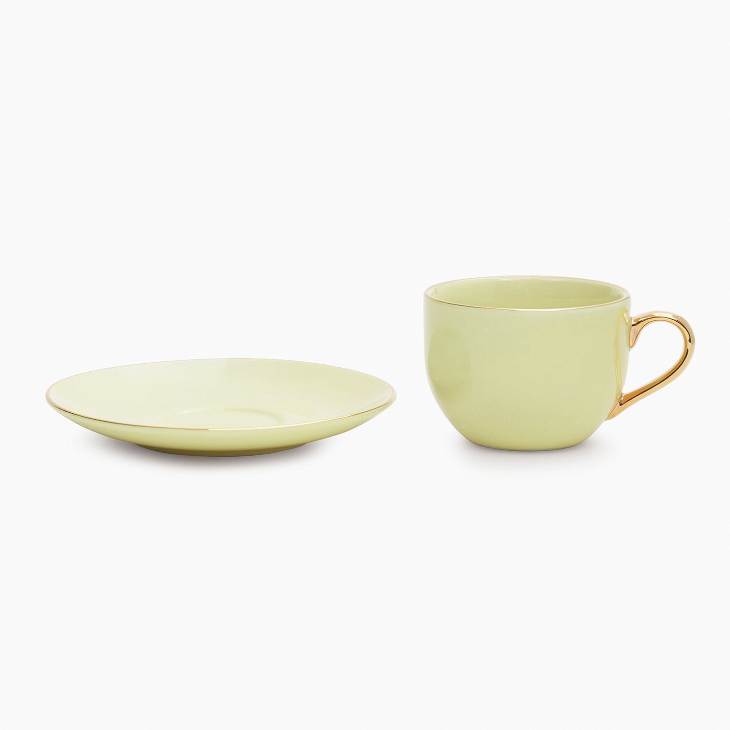 Light Green Senorita Cup and Saucer