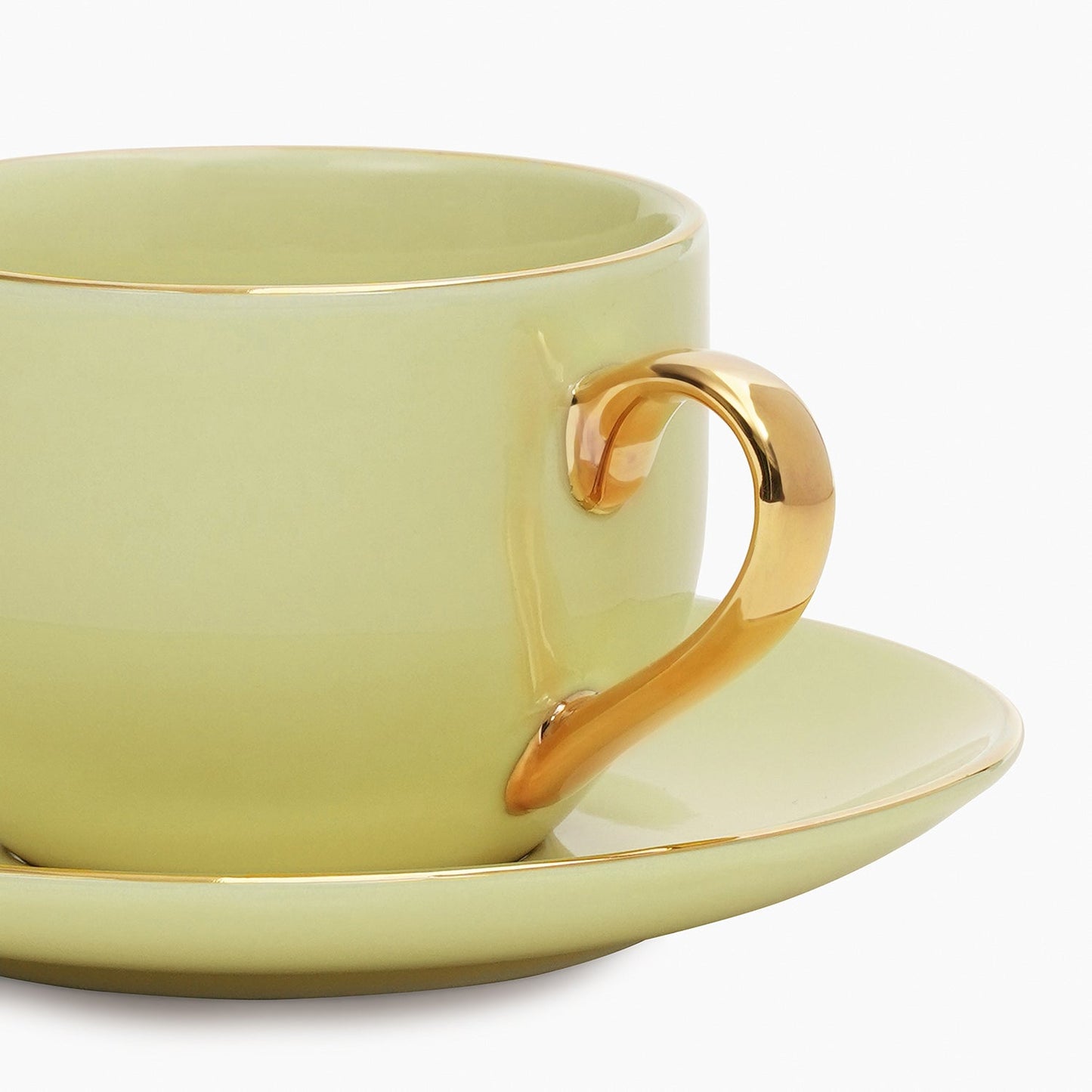 Light Green Senorita Cup and Saucer