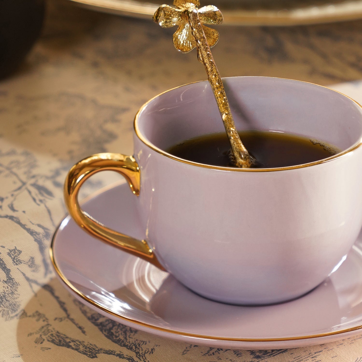 Lilac Senorita Cup and Saucer