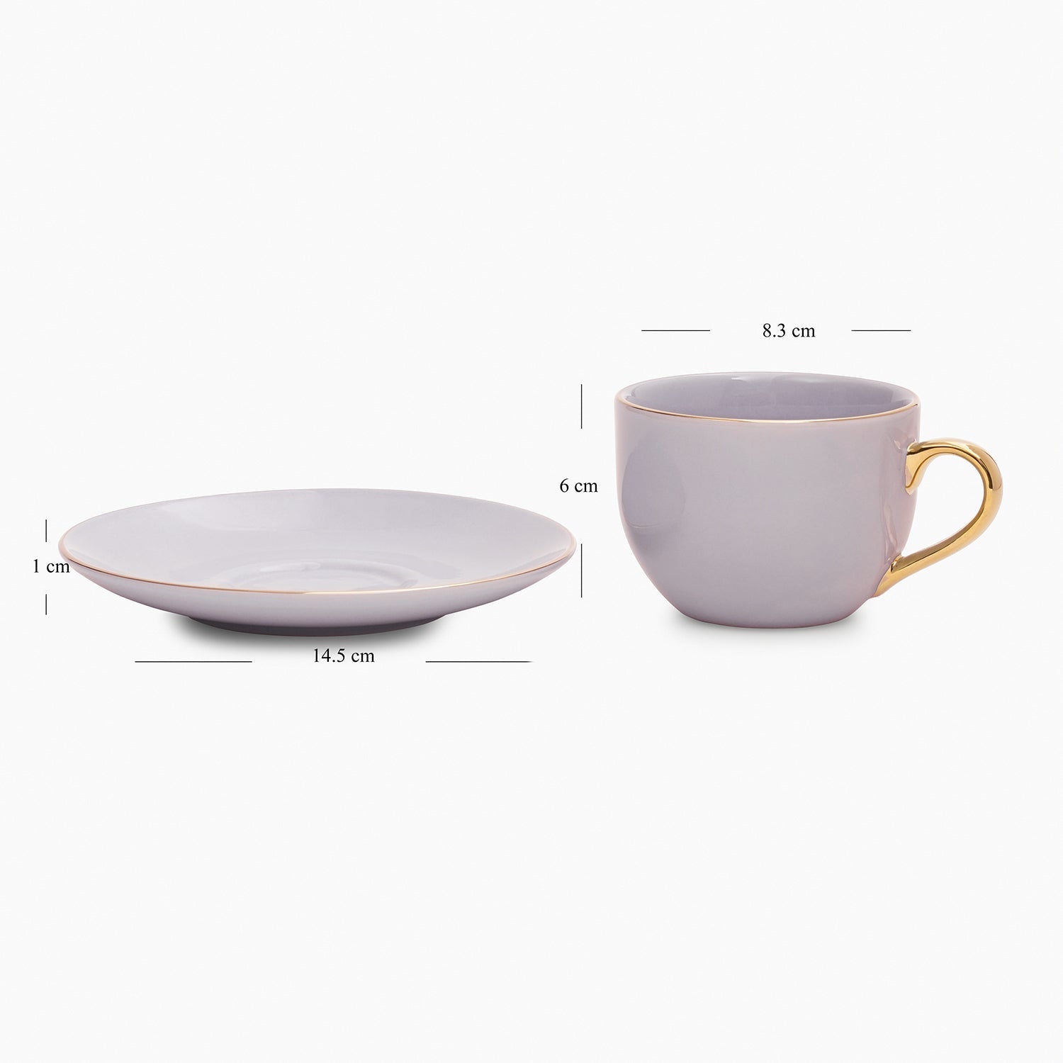 Lilac Senorita Cup and Saucer