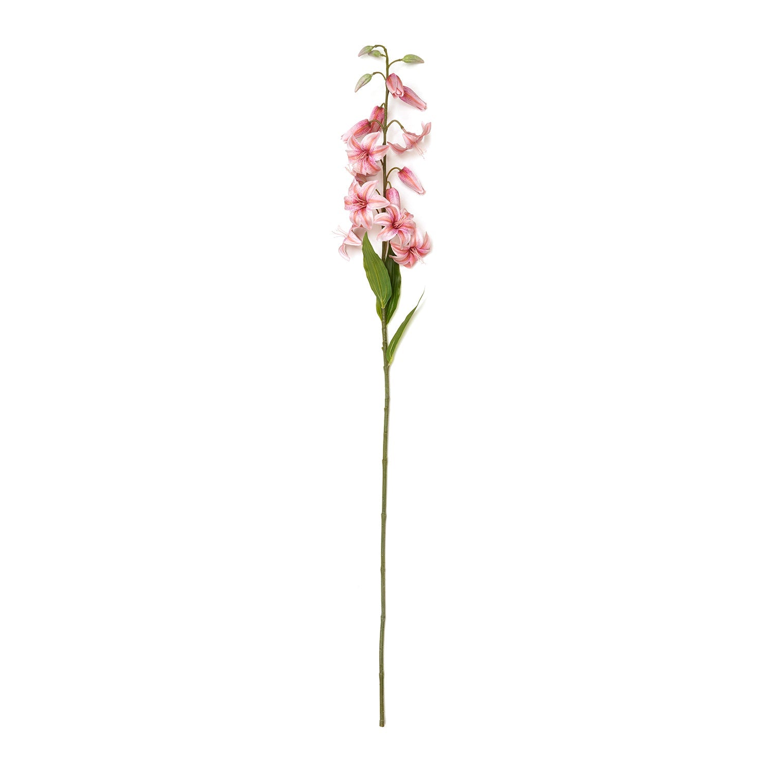 Pink Lily Artificial Flower Stem - Single