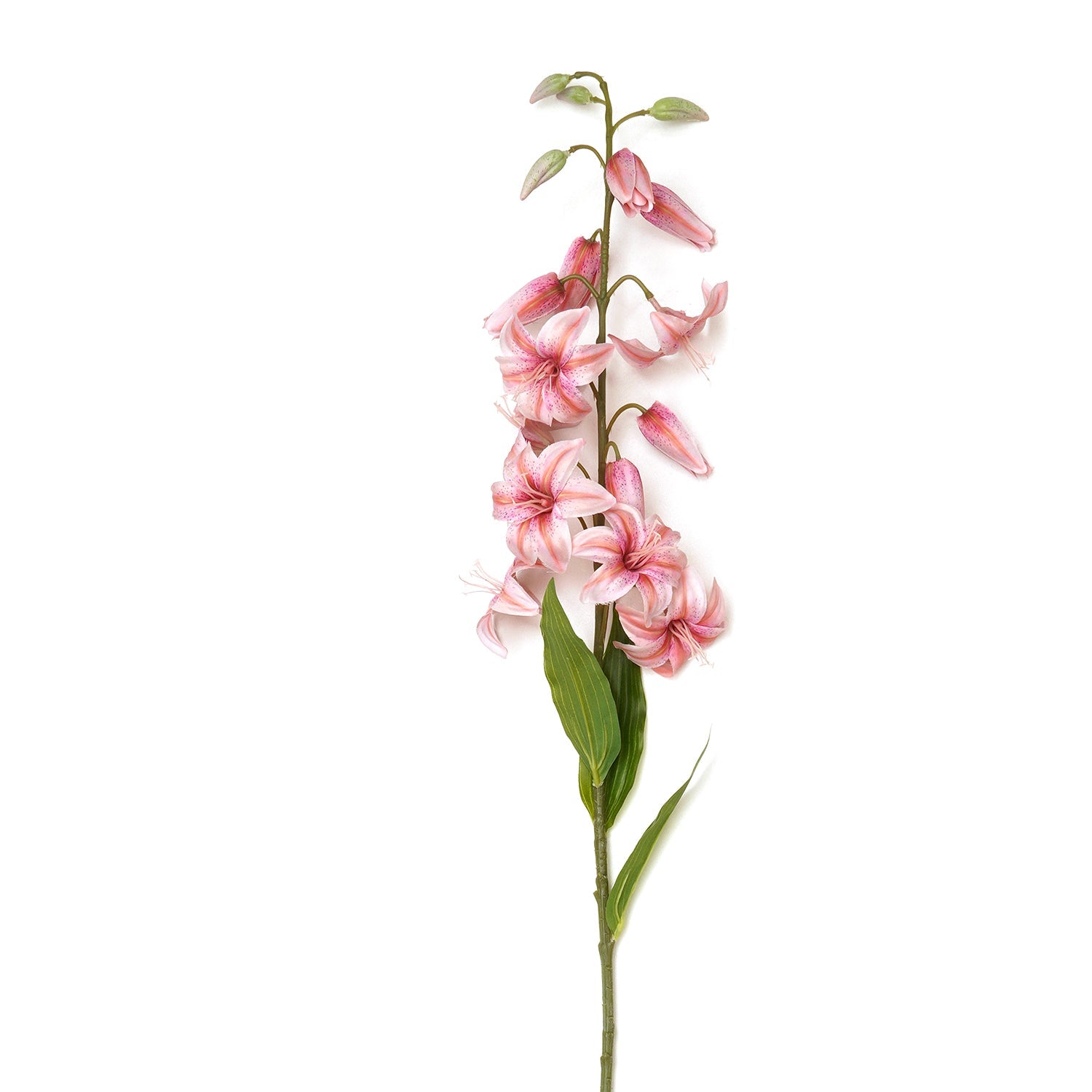 Pink Lily Artificial Flower Stem - Single