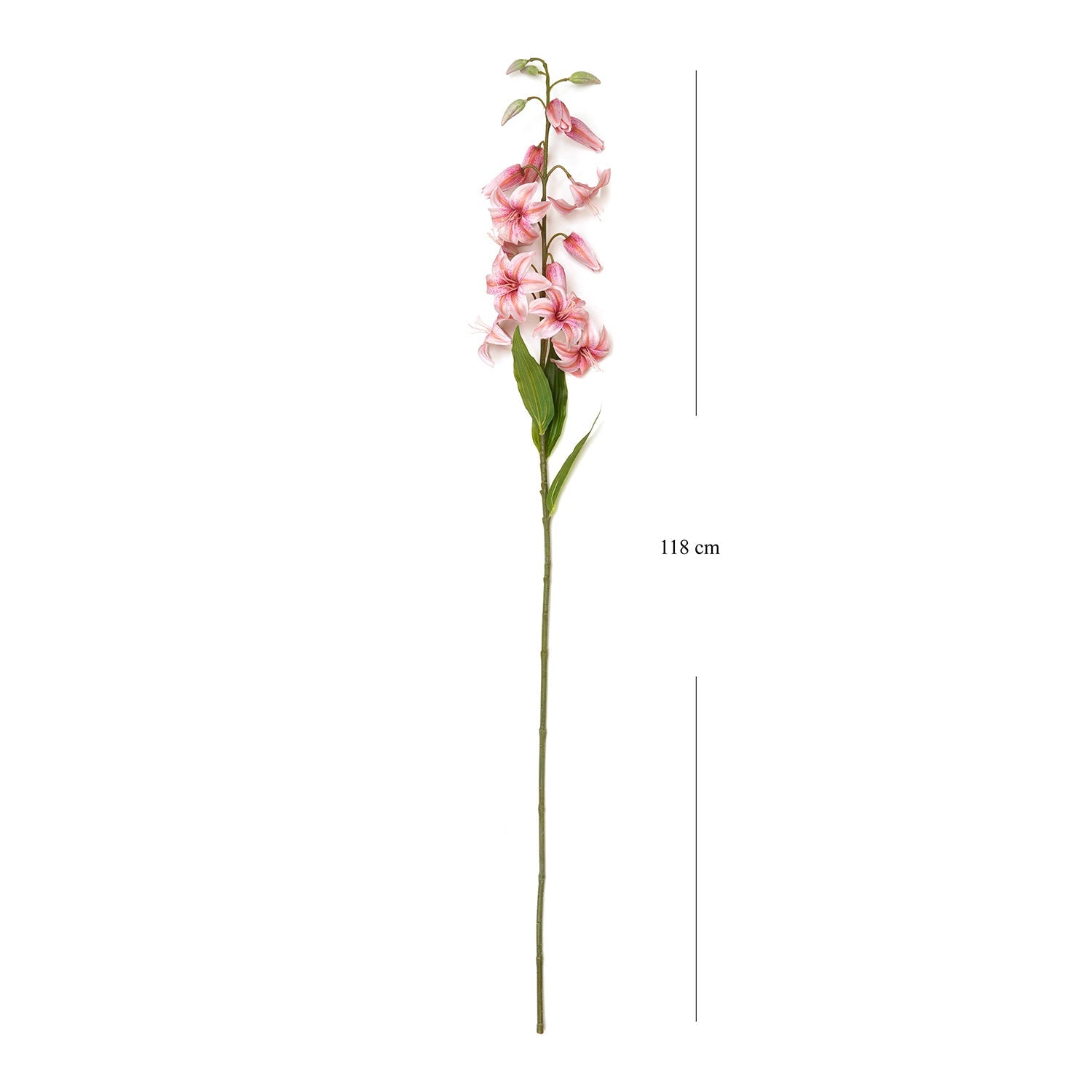 Pink Lily Artificial Flower Stem - Single