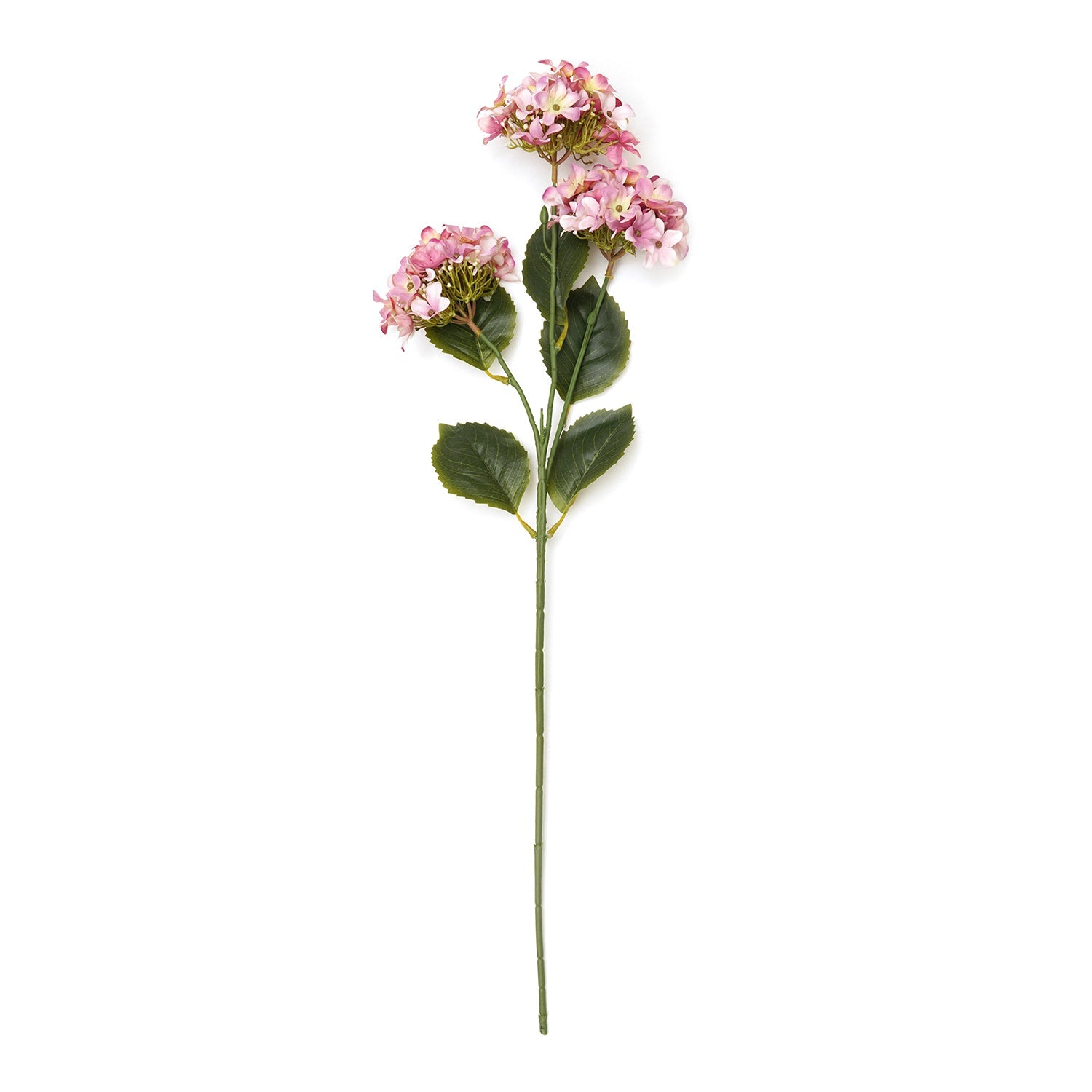 Light Pink Hydranger Artificial Flower Stem - Single