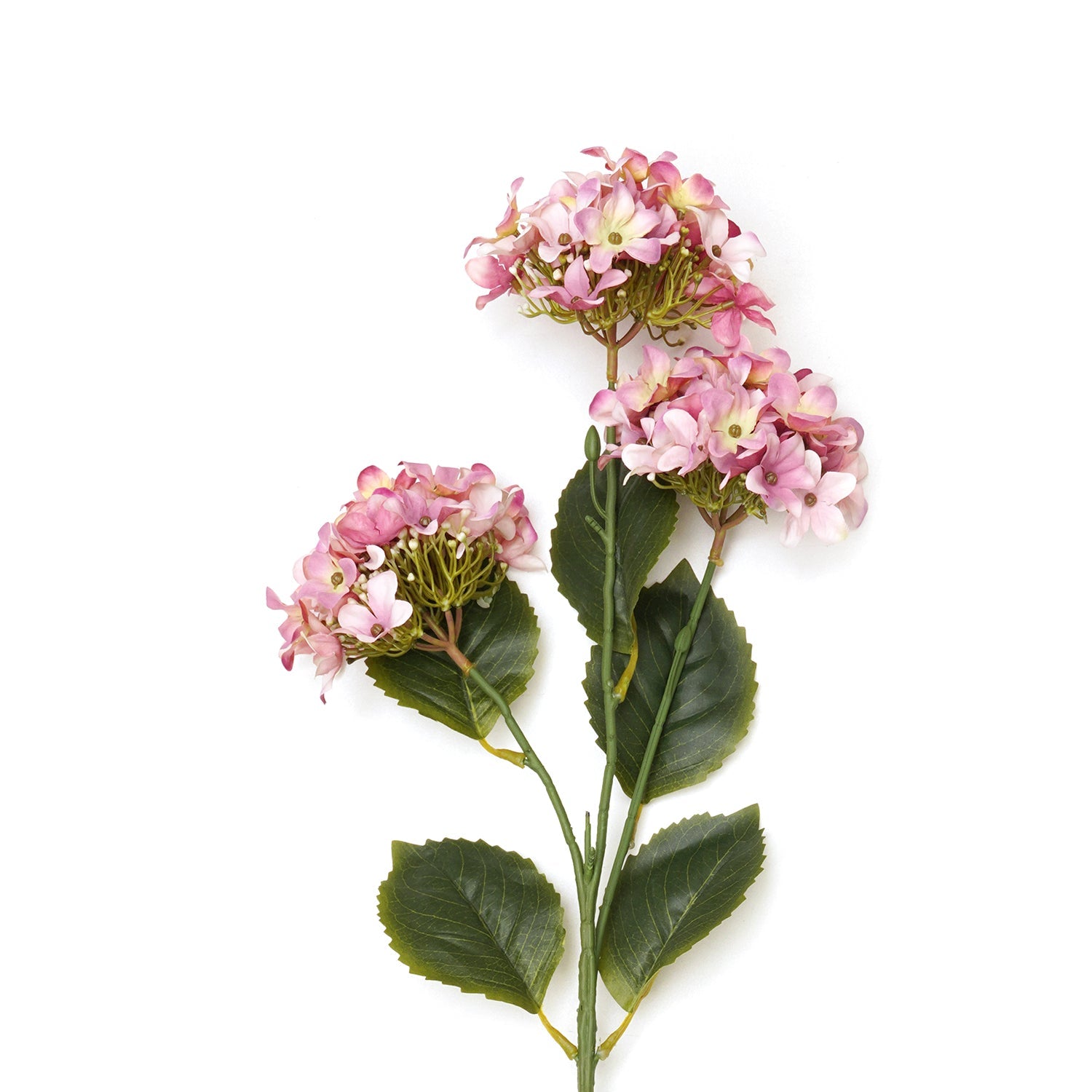 Light Pink Hydranger Artificial Flower Stem - Single