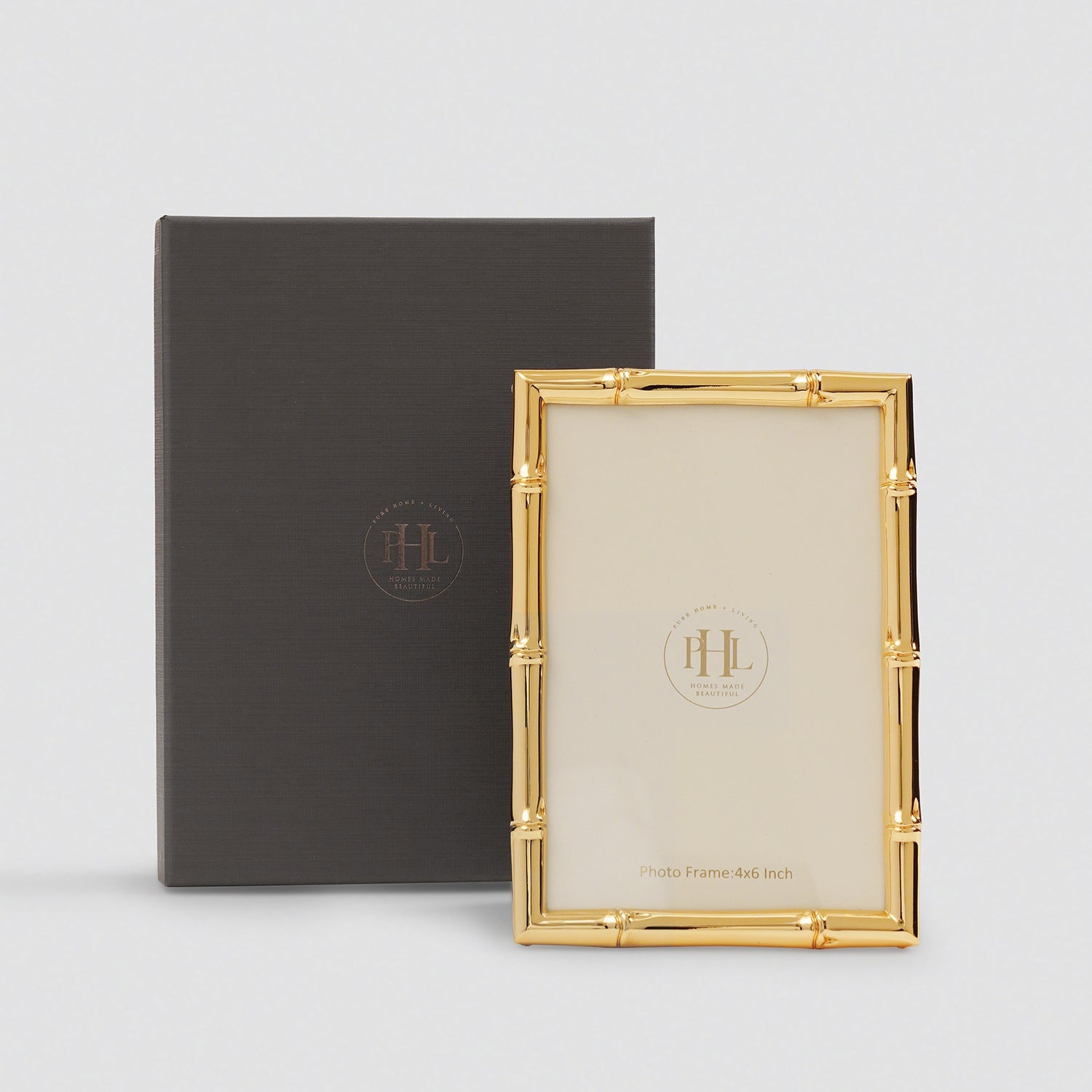 Gold Bamboo Photo Frame - Small
