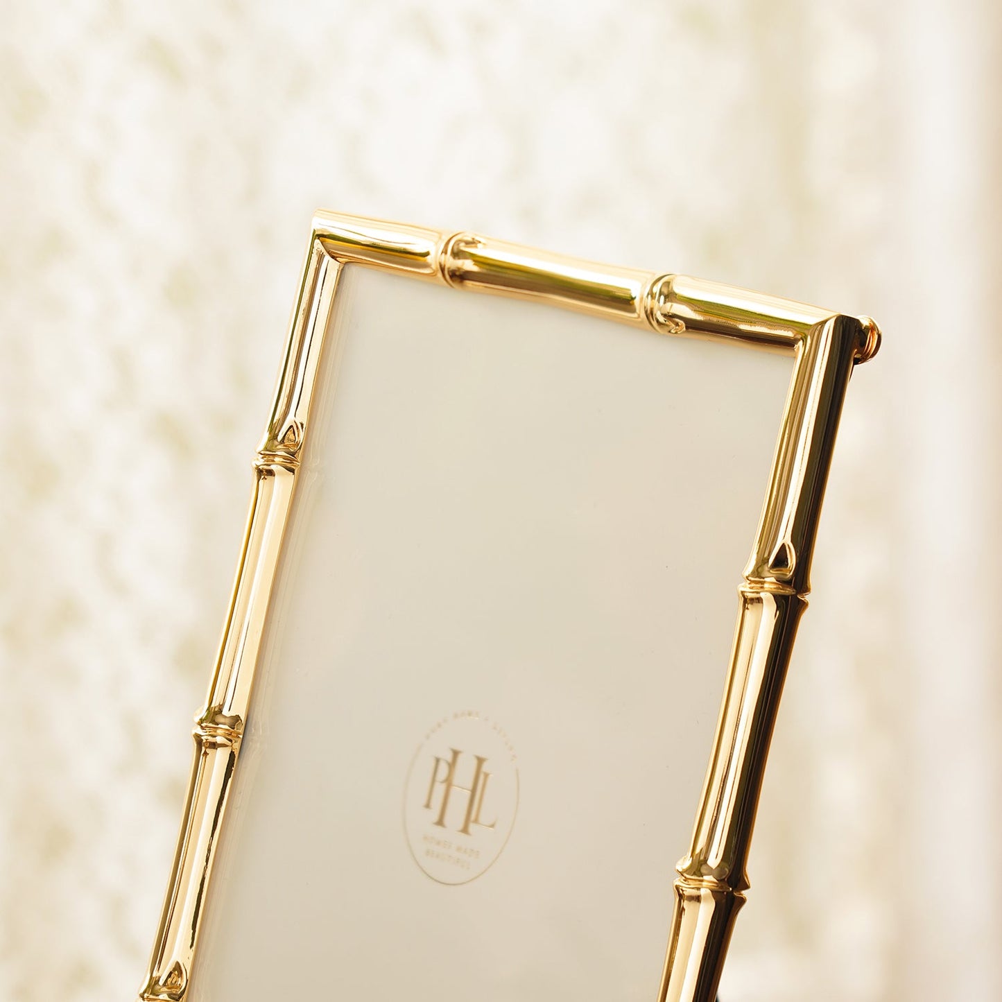 Gold Bamboo Photo Frame - Medium